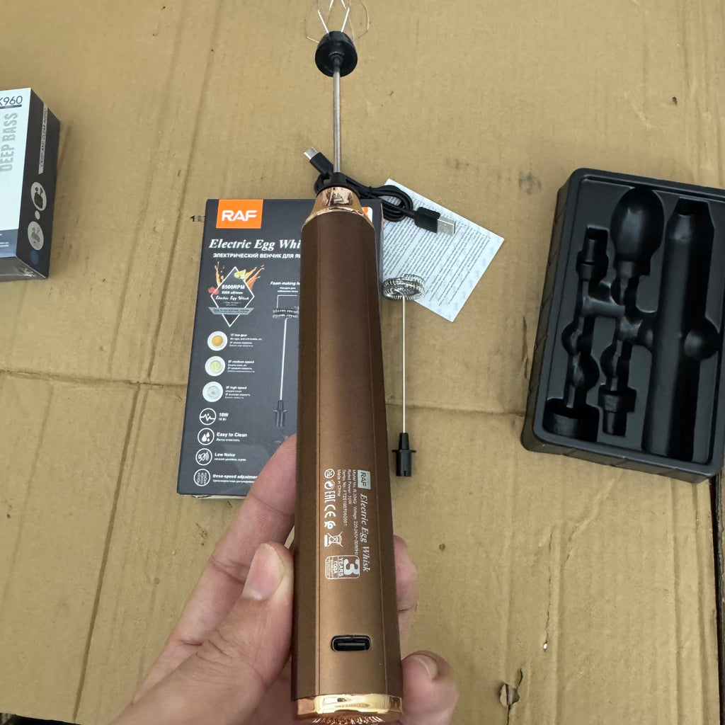 RAF R.394G Electric Egg Whisk & Milk Frother – Lot Imported