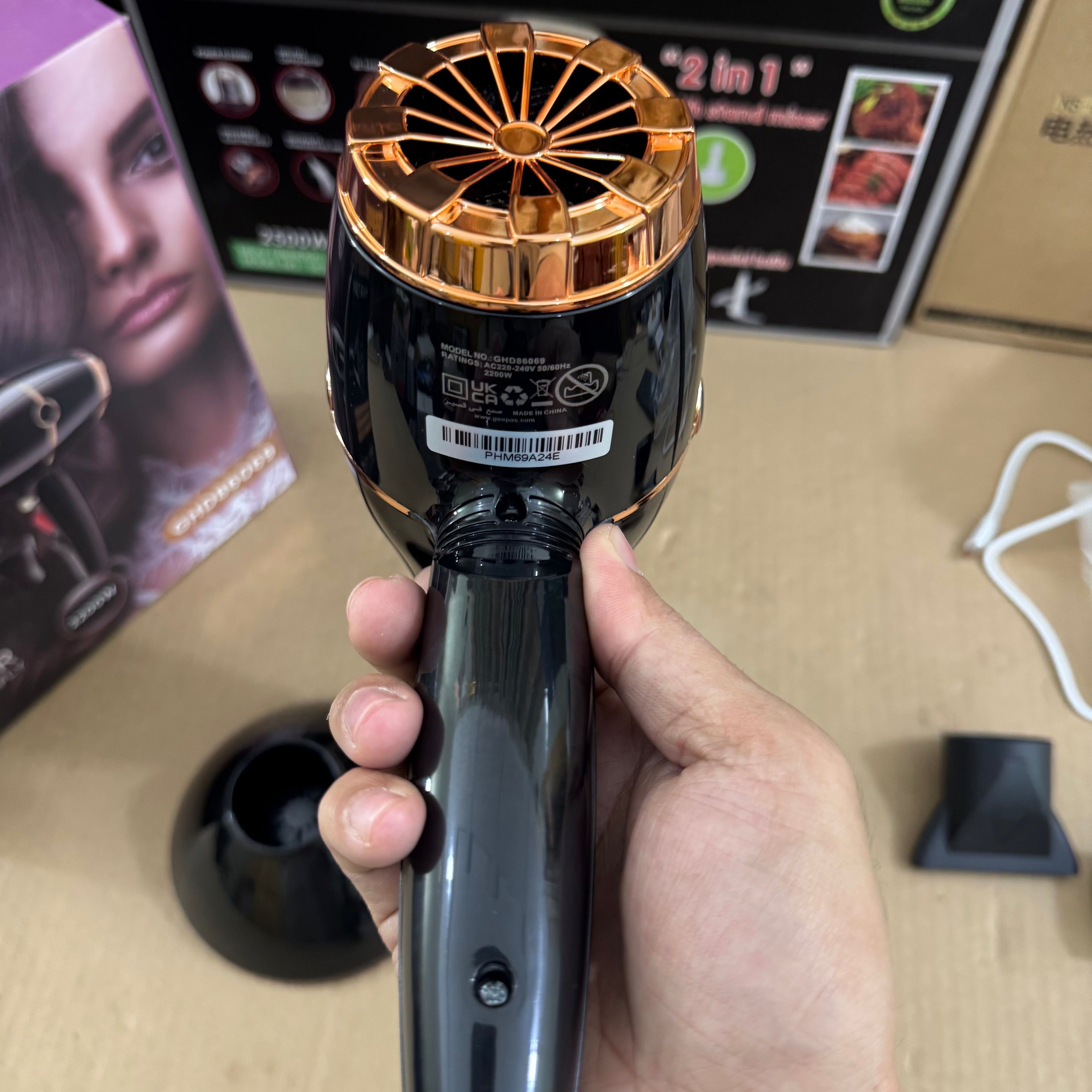 Geepas 2200W Professional Hair Dryer – GHD86069