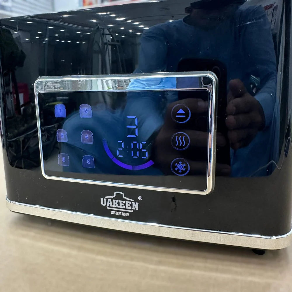 Uakeen ZL-2111 2-Slice Digital Toaster – 1000W Bread Toaster