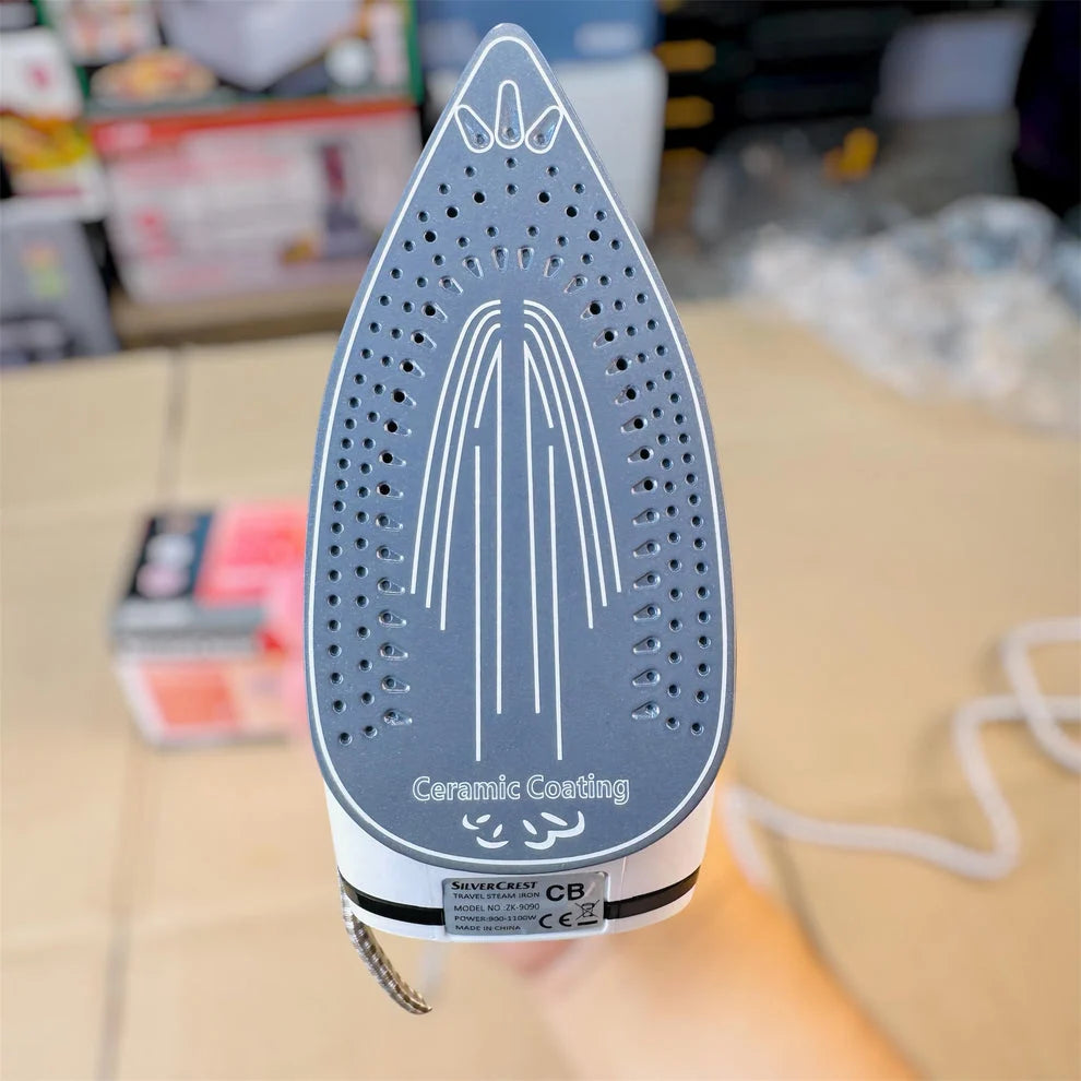 Silver Crest ZK-9090 1000W Travel Steam Iron – Wet & Dry Iron