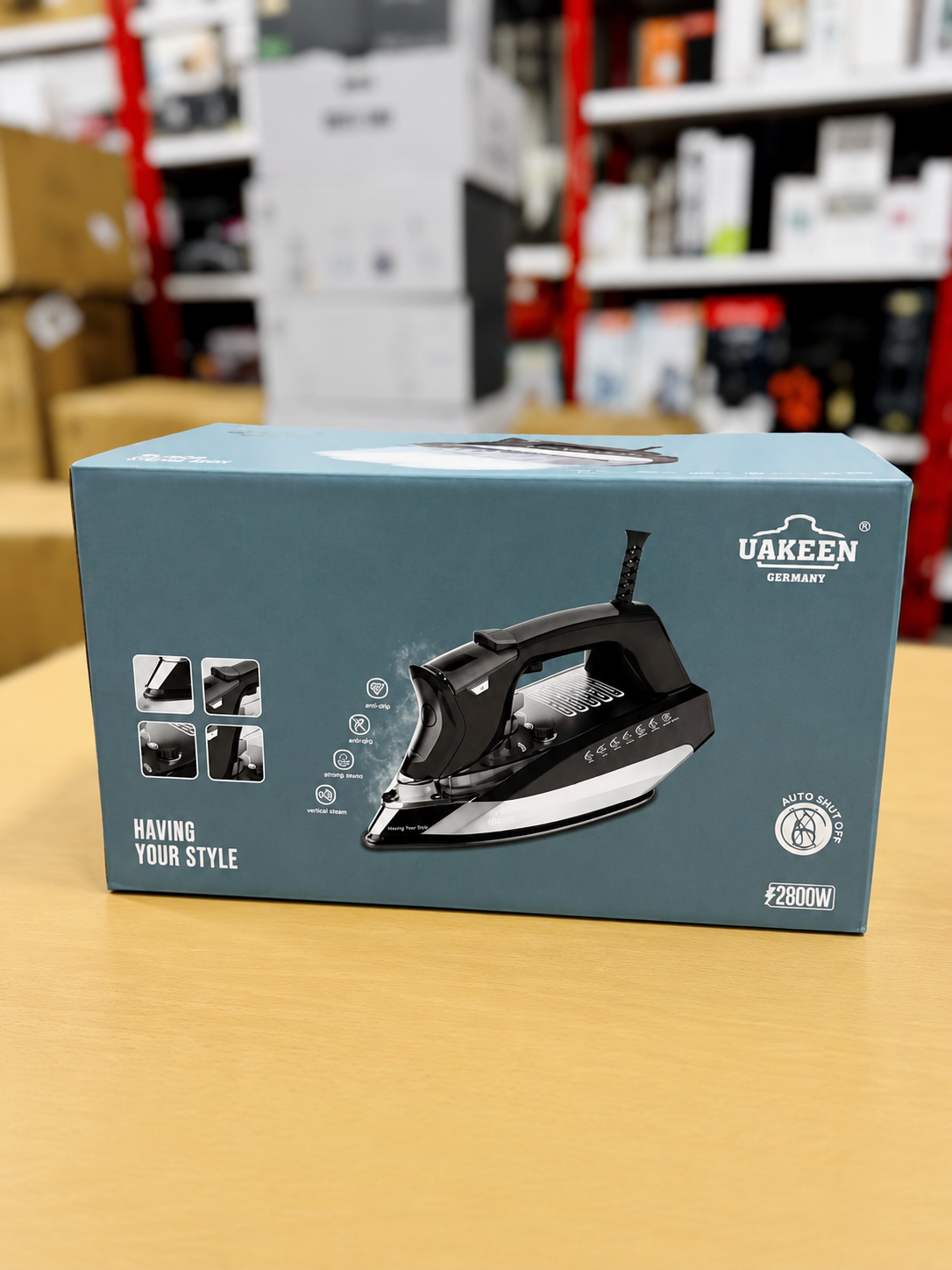 Uakeen Digital Steam Iron ZL-809