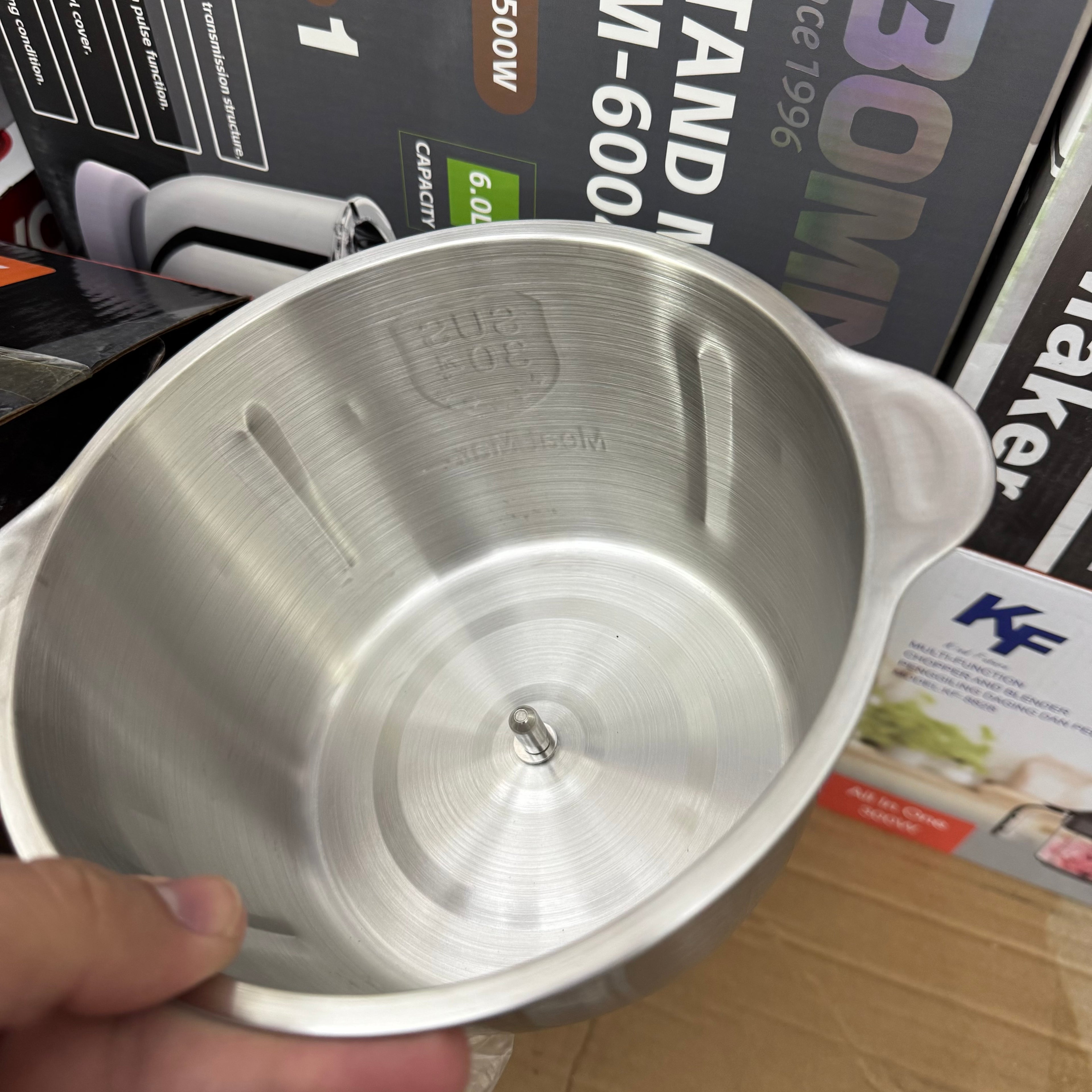 RAF R.7034 5-in-1 Electric Food Processor & Meat Grinder – 2.0L Stainless Steel Bowl, 1000W Power