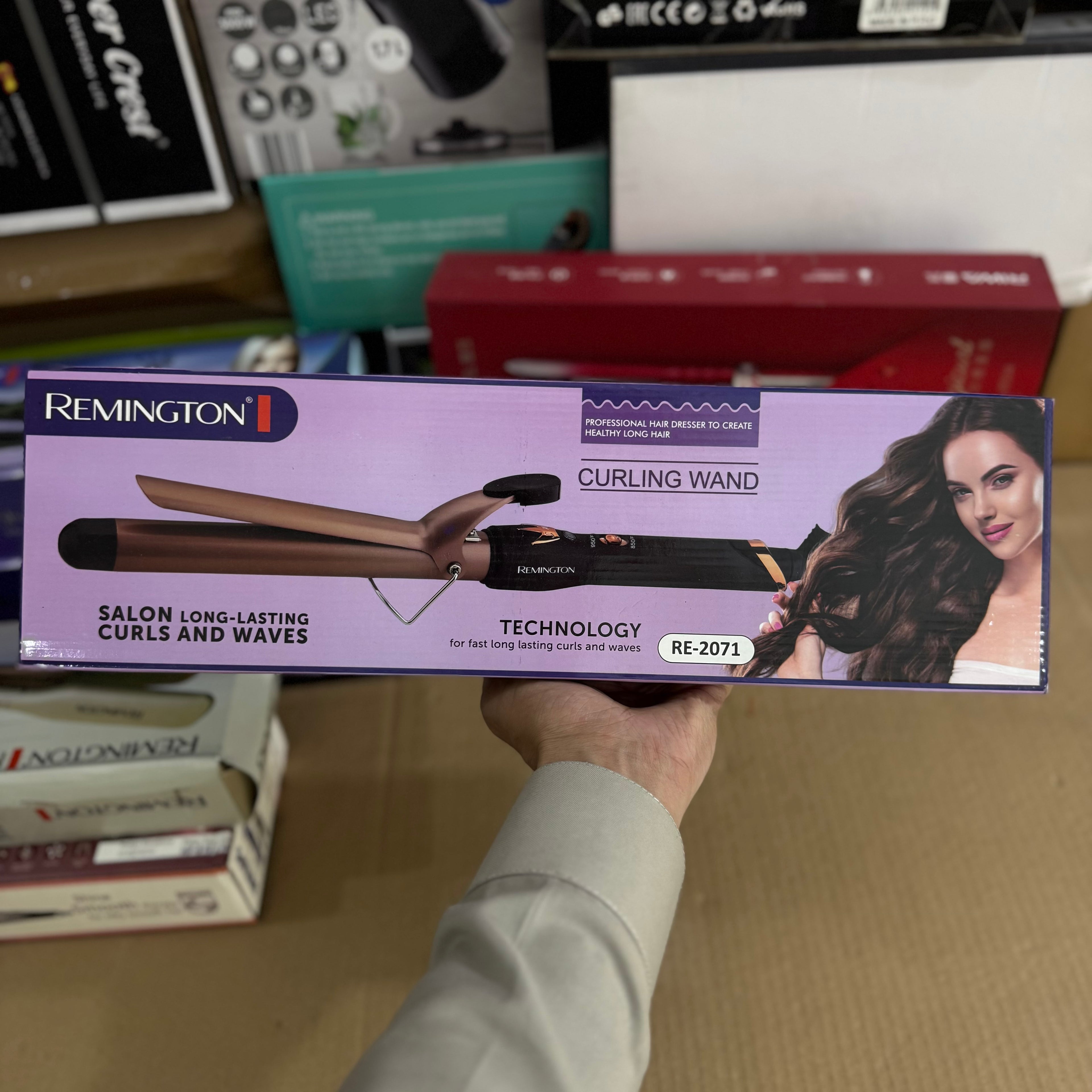 Remington Professional Curling Wand Styler - Model RE-2071 - Lot Imported