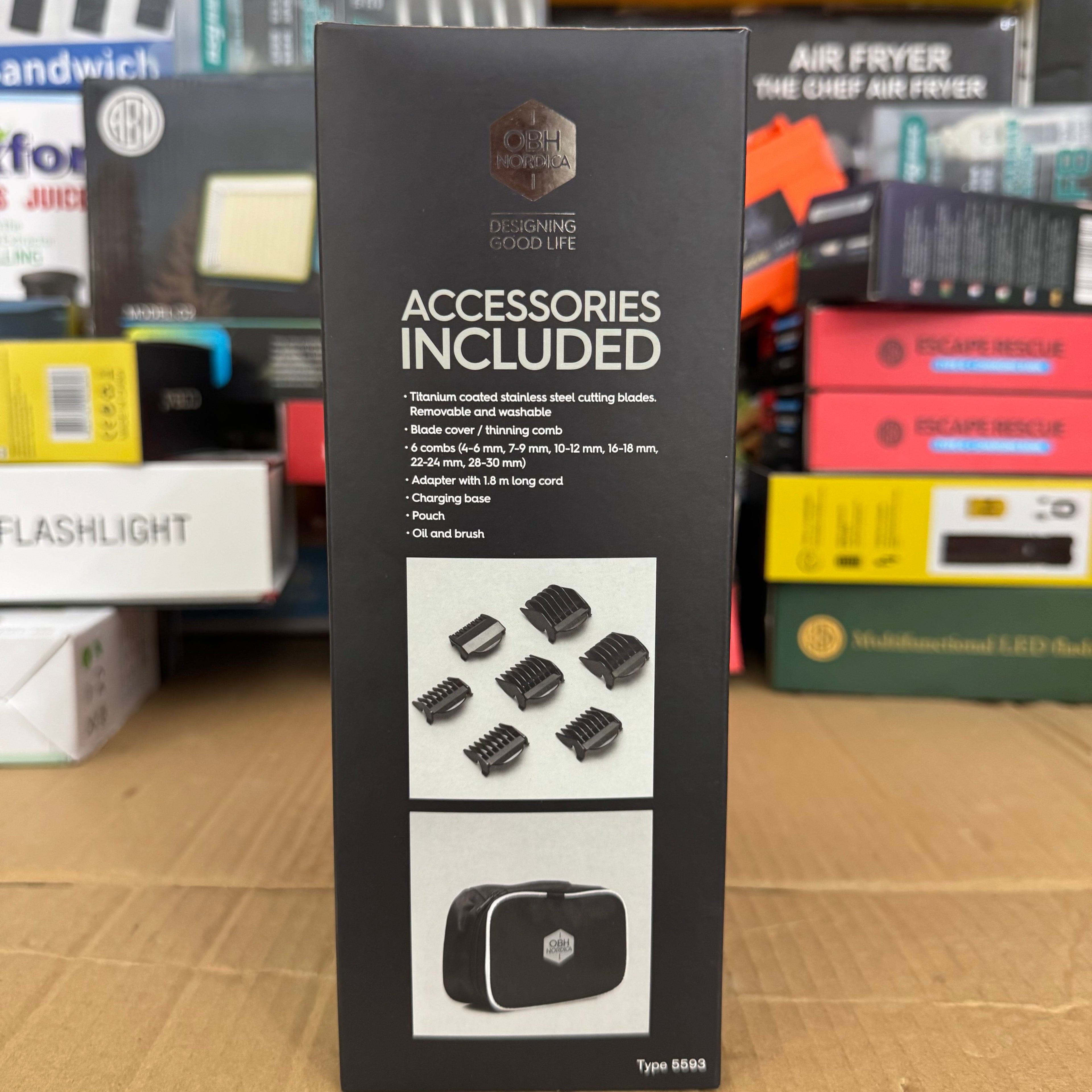 OBH Nordica Attraxion Hair & Beard Clipper Extreme – LOT IMPORTE