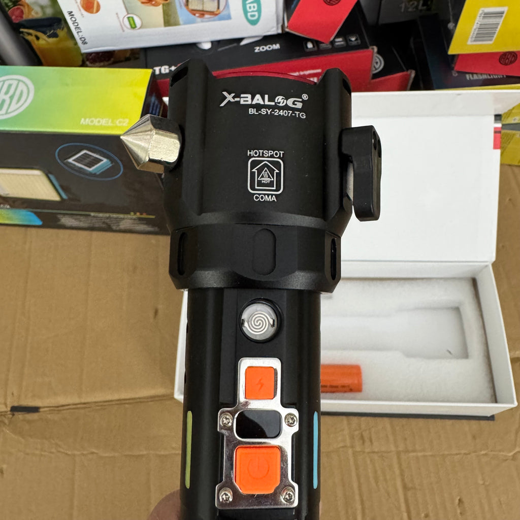 Lot Imported Multi-Functional LED Flashlight & Survival Torch