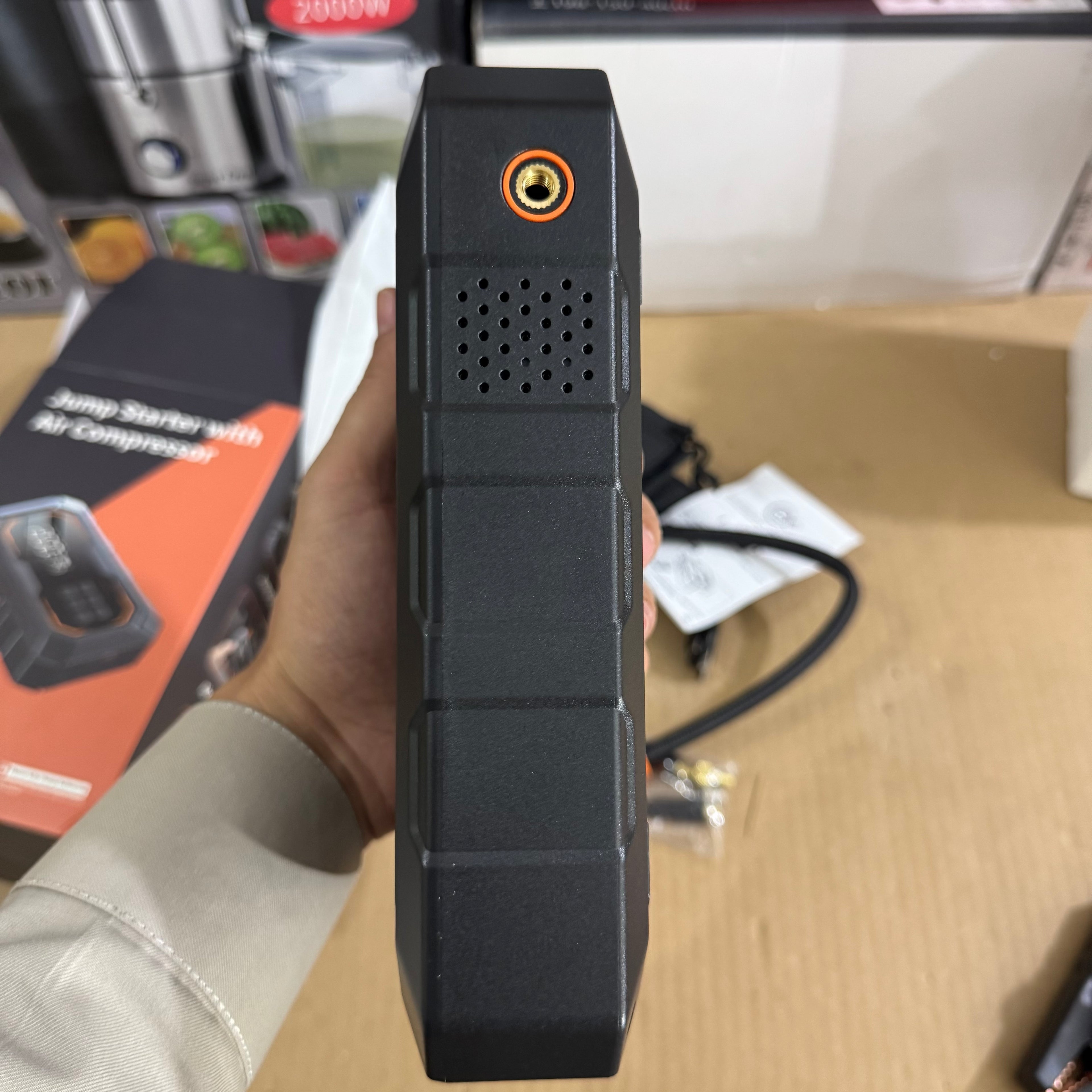 Jump Starter with Air Compressor (Model: N9) – Original Lot Imported