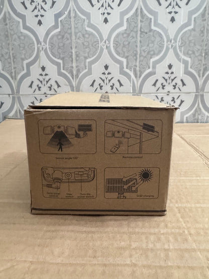 Lot Imported JD Solar Sensor Light – Remote Controlled Outdoor Security Lamp