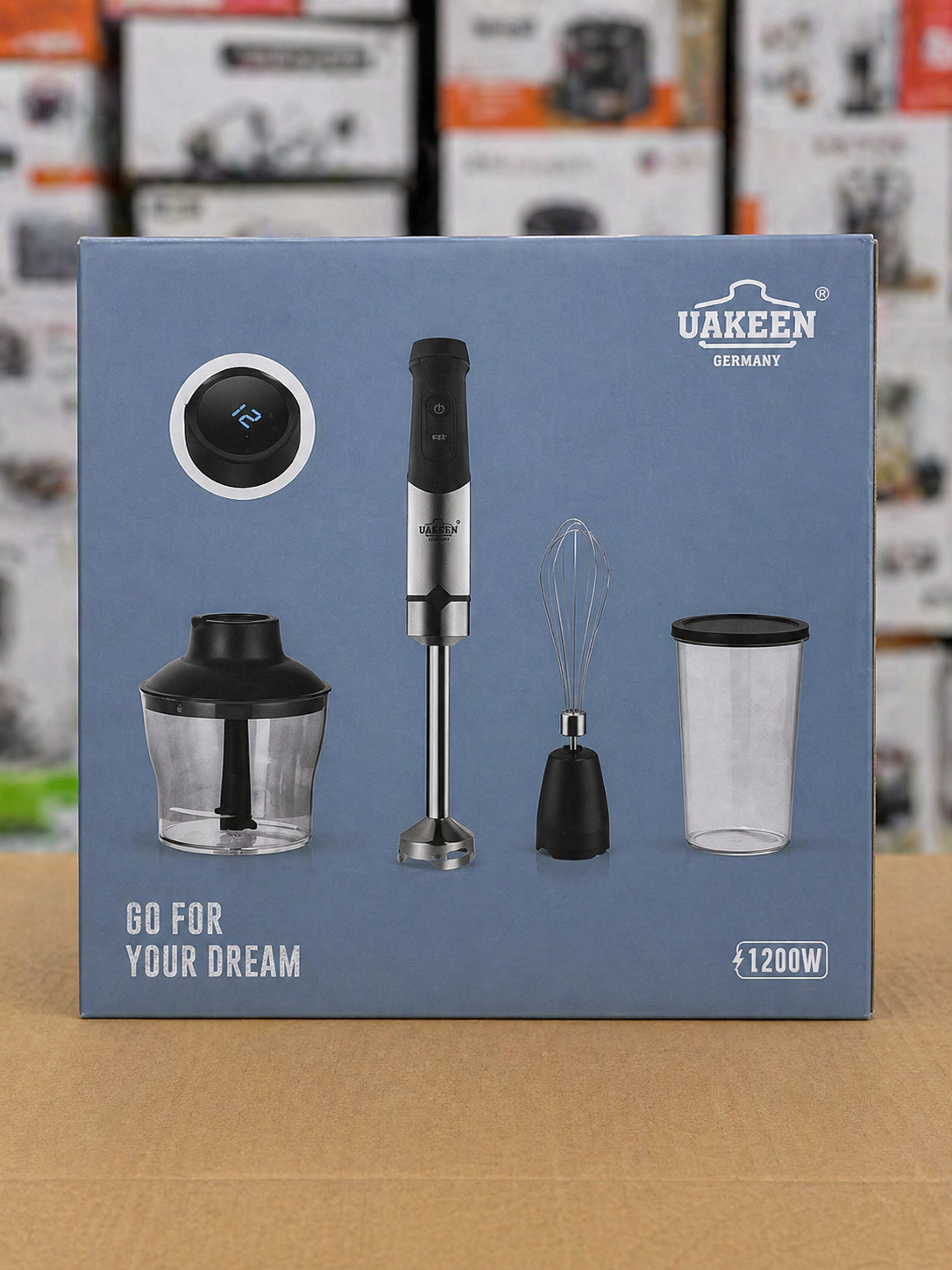 Uakeen Digital 4 in 1 Hand Blender Set ZL-515
