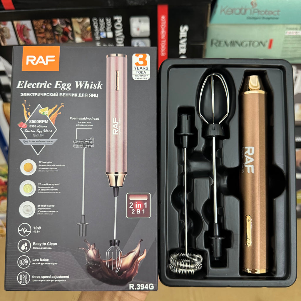 RAF R.394G Electric Egg Whisk & Milk Frother – Lot Imported