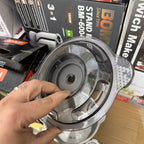 RAF R.7034 5-in-1 Electric Food Processor & Meat Grinder – 2.0L Stainless Steel Bowl, 1000W Power