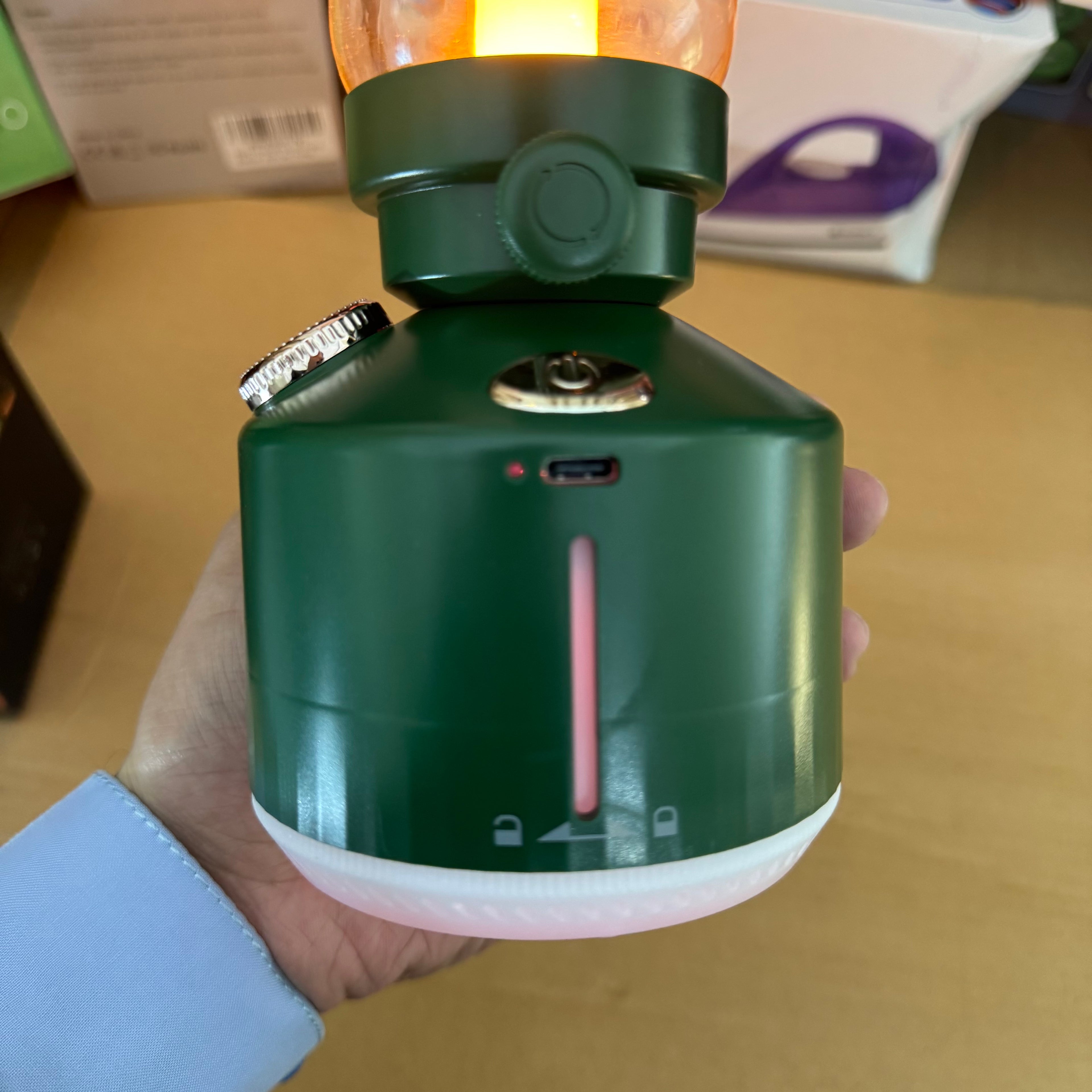 Retro Wireless Humidifier & Ambient Night Light DQ-122 - Lot Imported