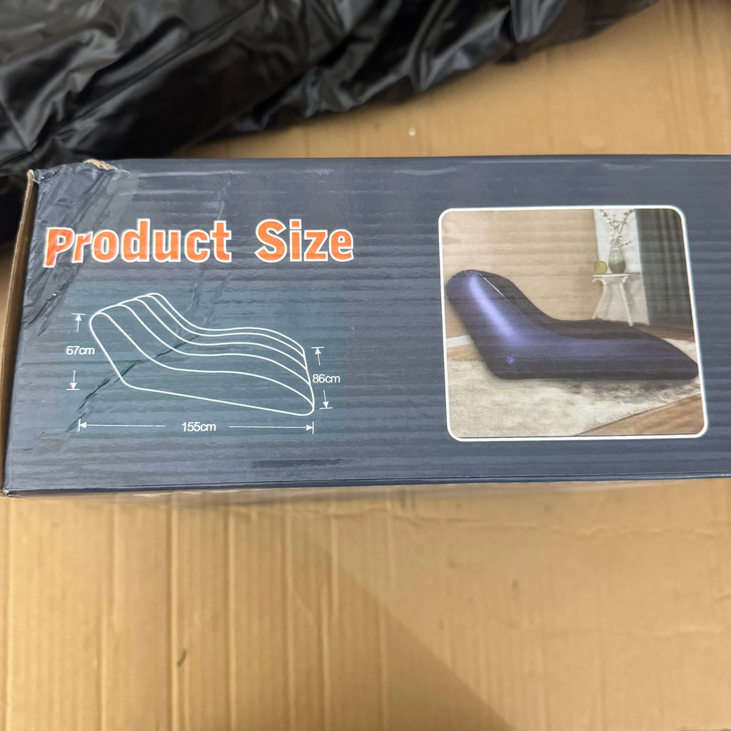 Lot Imported Flocked Lounge Inflatable Sofa Chair