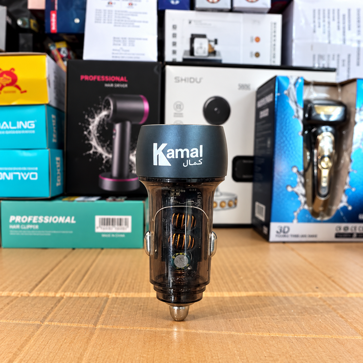 Kamal 867 48W Dual Port Car Charger – PD Fast Charging USB Car Adapter