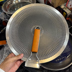 Non Stick Tawa Fry Pan – Large Flat Cooking Pan 34cm