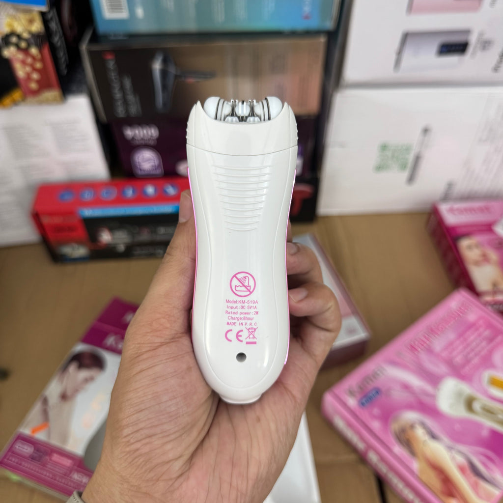 Lot Imported Silky Smooth Skin with the Lot Imported Kemei KM-519A Hair Remover