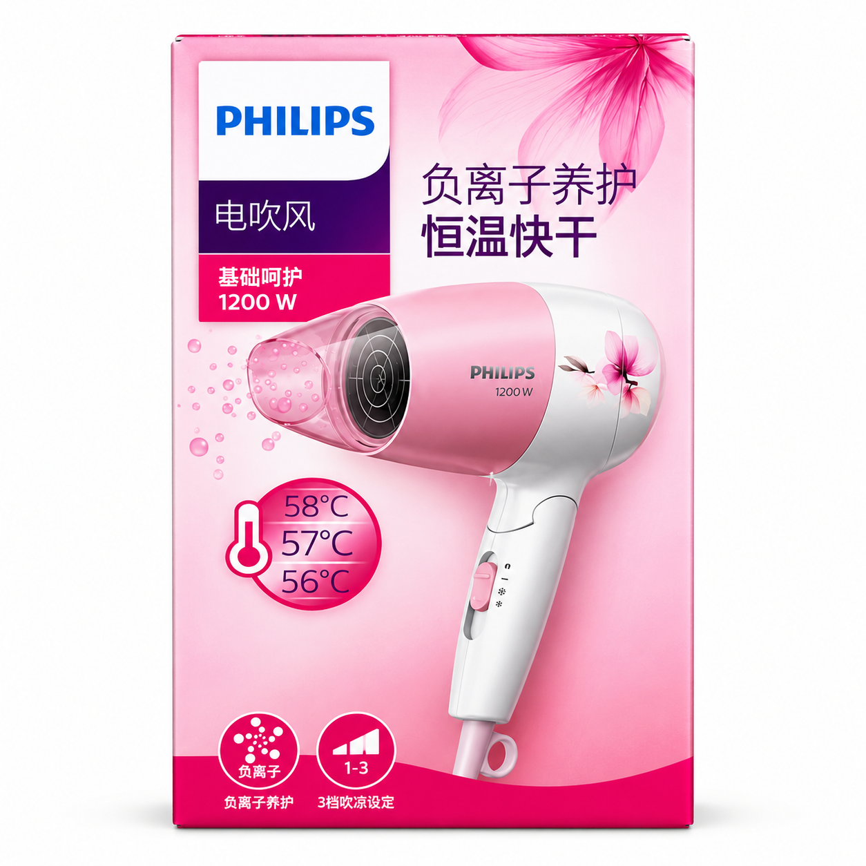 Philips HP8128 DryCare Hair Dryer 1200W
