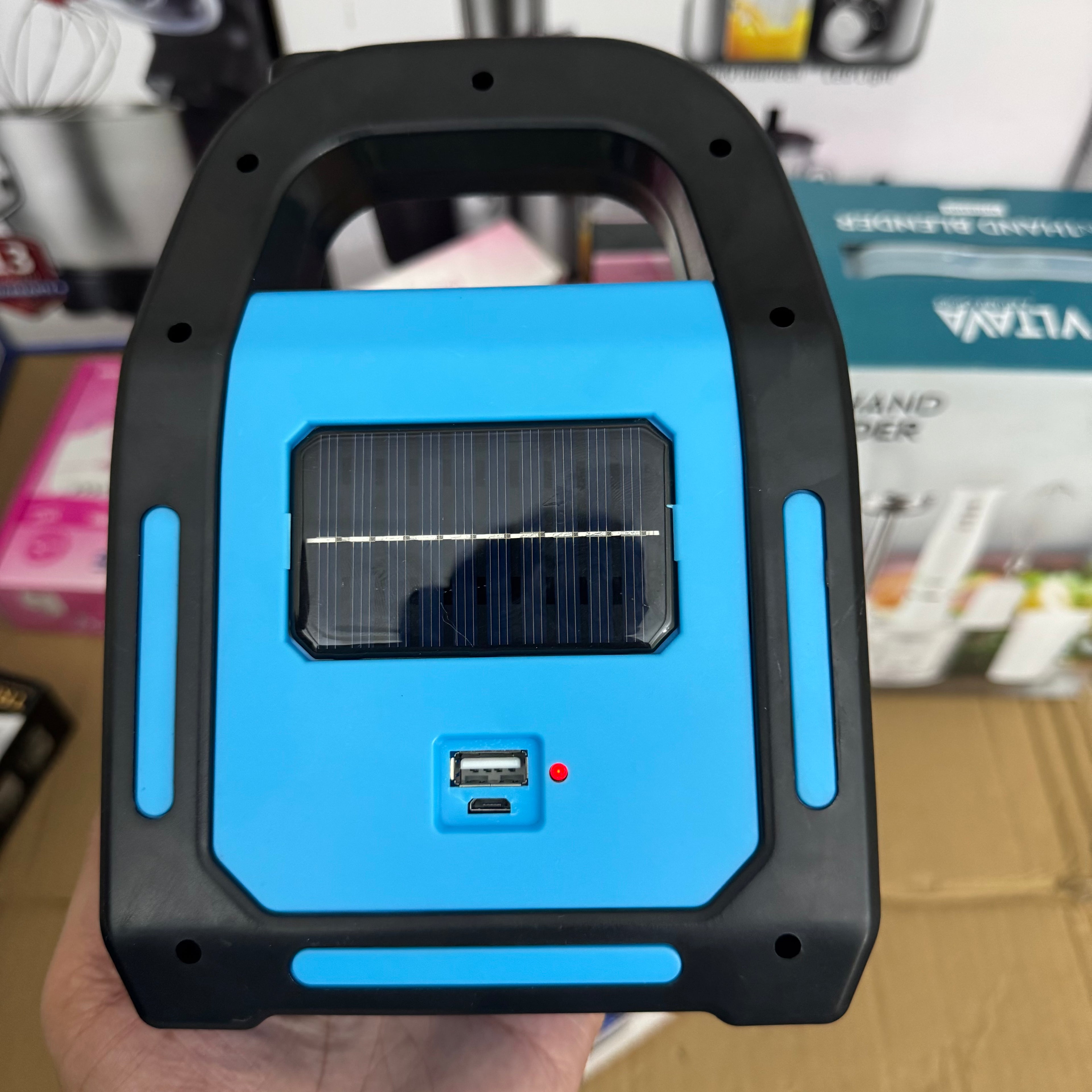 Hurry-bolt Solar Rechargeable LED Work Light & Emergency Power Bank