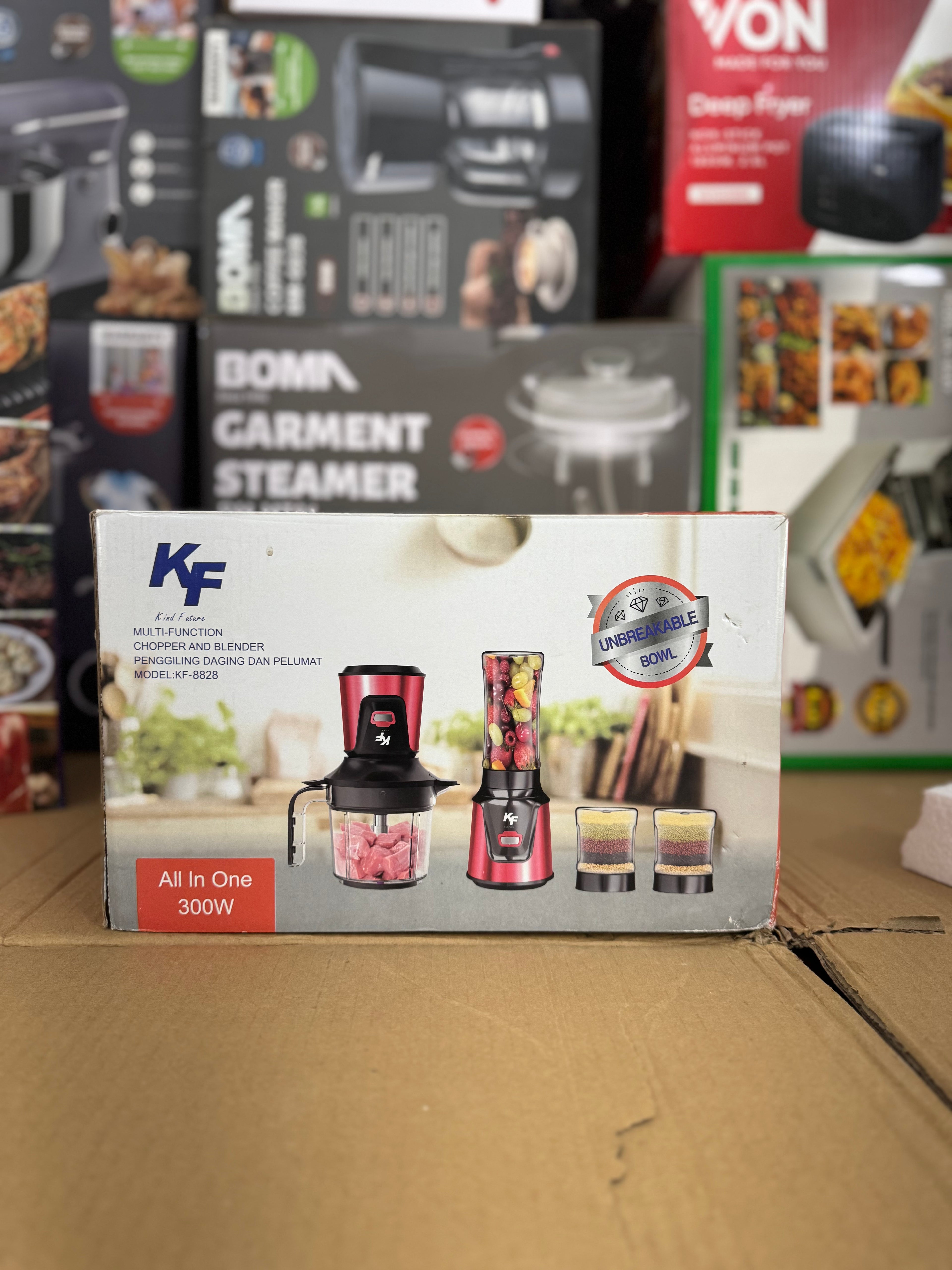 KF- KF-8828 All-in-One Multi-Function Food Chopper & Blender | 300W