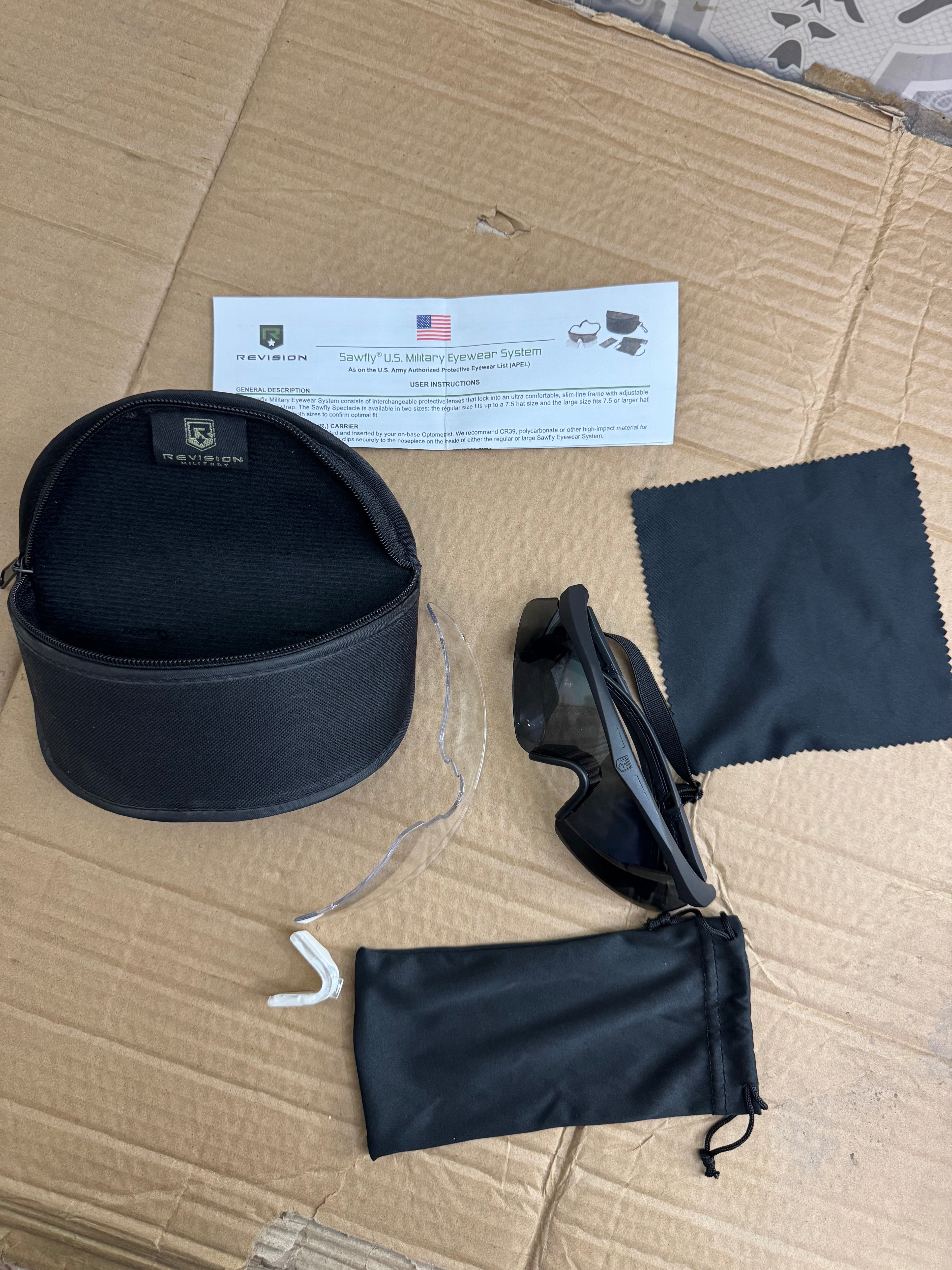 Revision Military Sawfly Protective Tactical Eyewear Kit – Ballistic Safety Glasses