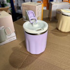 Lavender Purple | 450ml Double-Layer Insulated Mug with Splash-Proof Lid