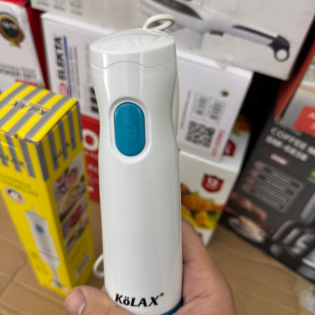 KOLAX 300W Stainless Steel Hand Blender | Compact Immersion Mixer for Soups & Smoothies
