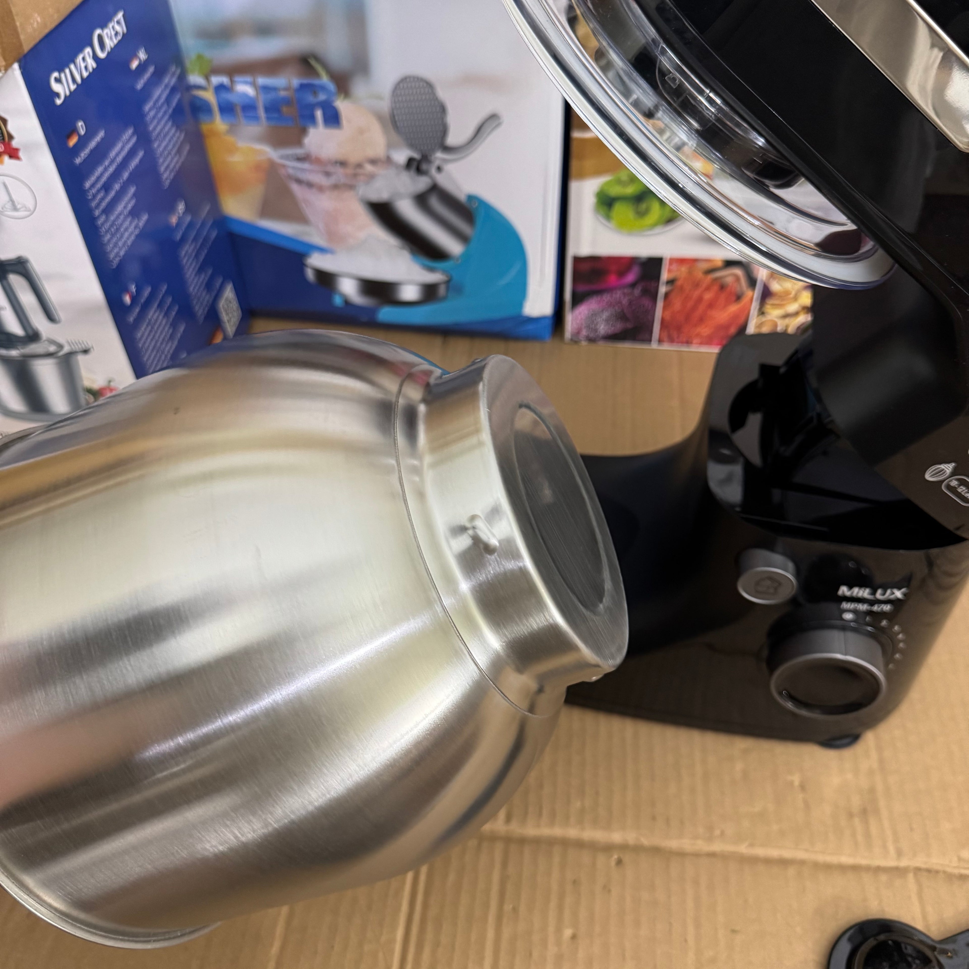 Milux 550W Power Mixer MPM-470 – 4.7L Lot Imported