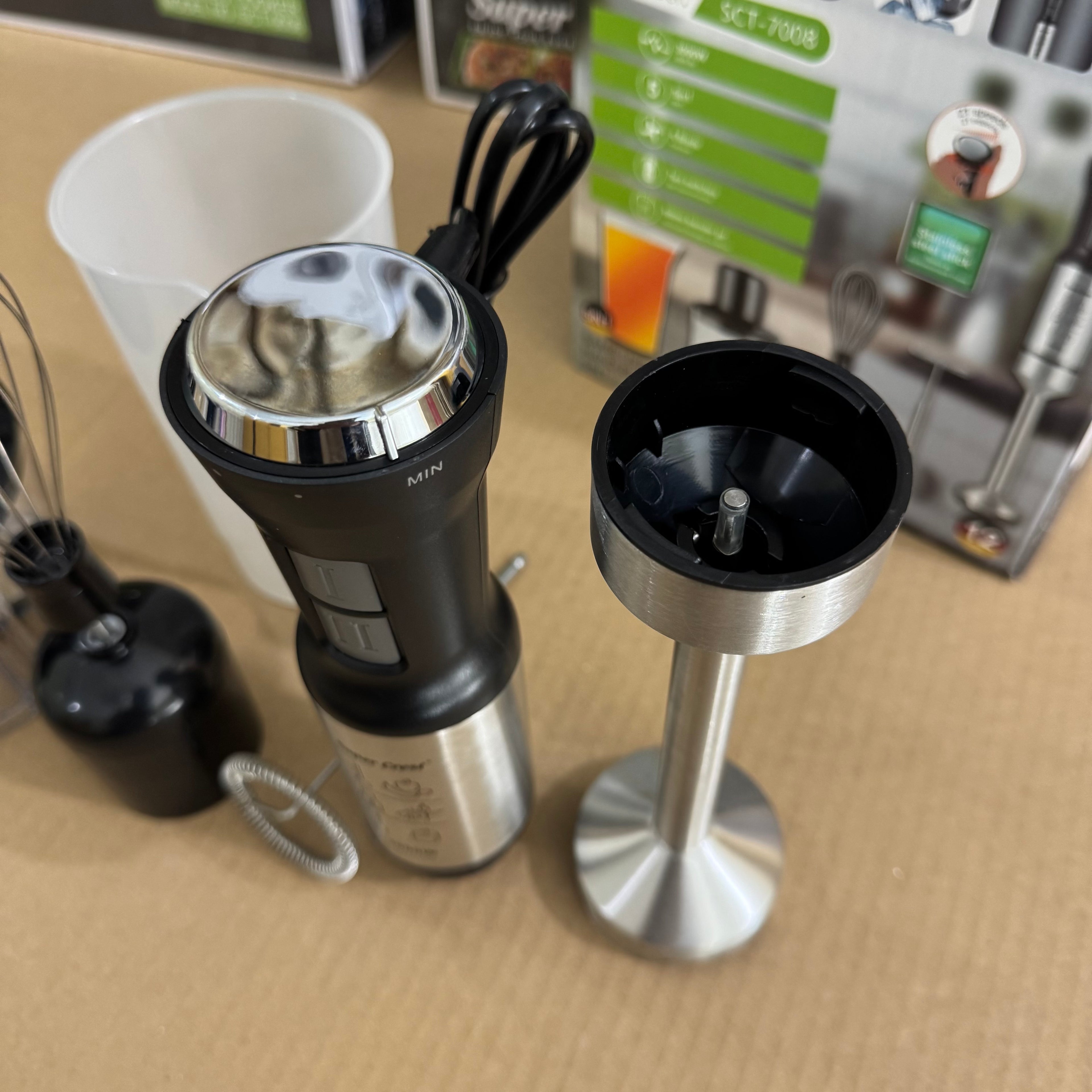 Super Crest 5-in-1 Hand Blender 3000W - Model SCT-7008