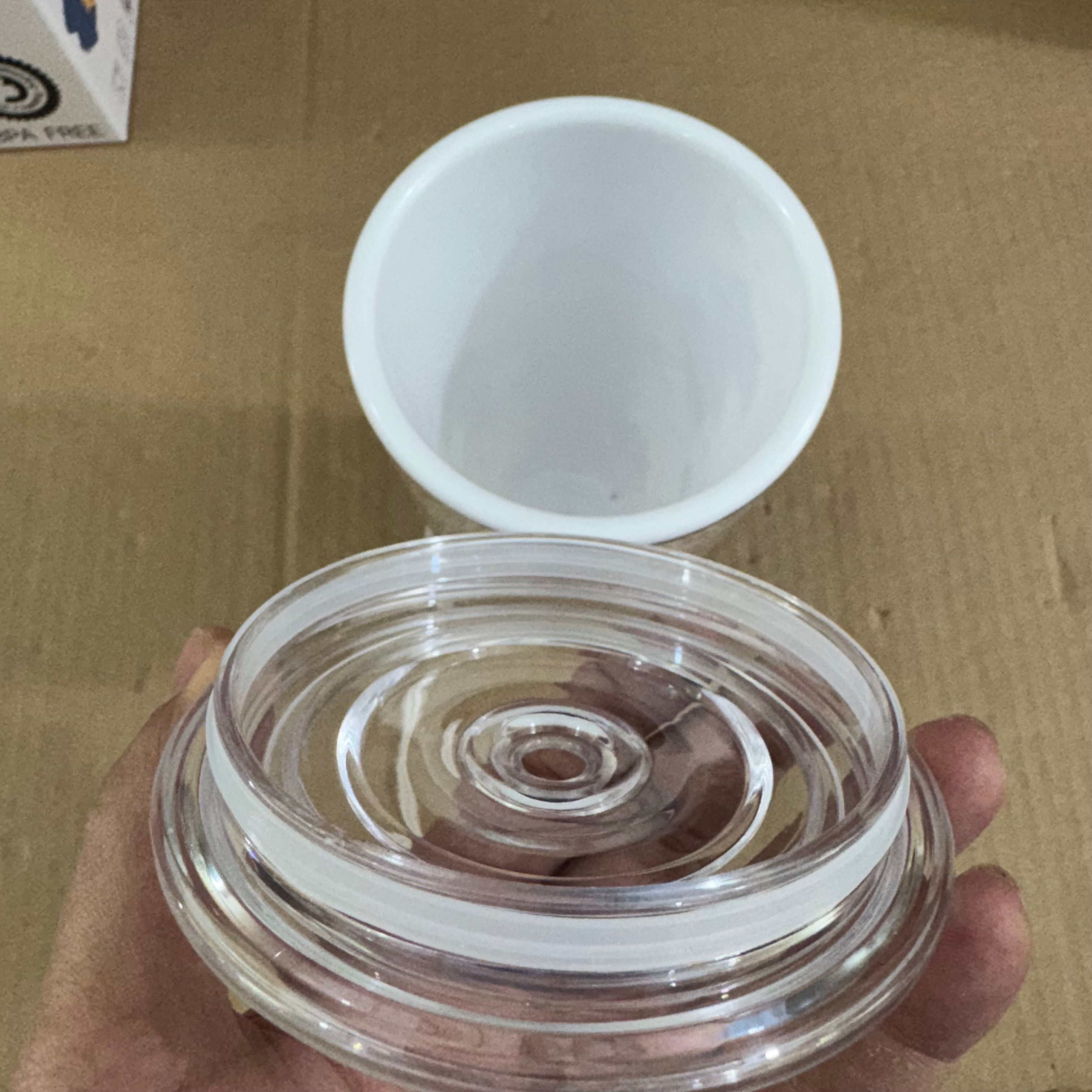 Gemini said Lot Imported Pearl Foam Double-Layer Tumbler 650ml. - BPA Free Cold Drink Cup