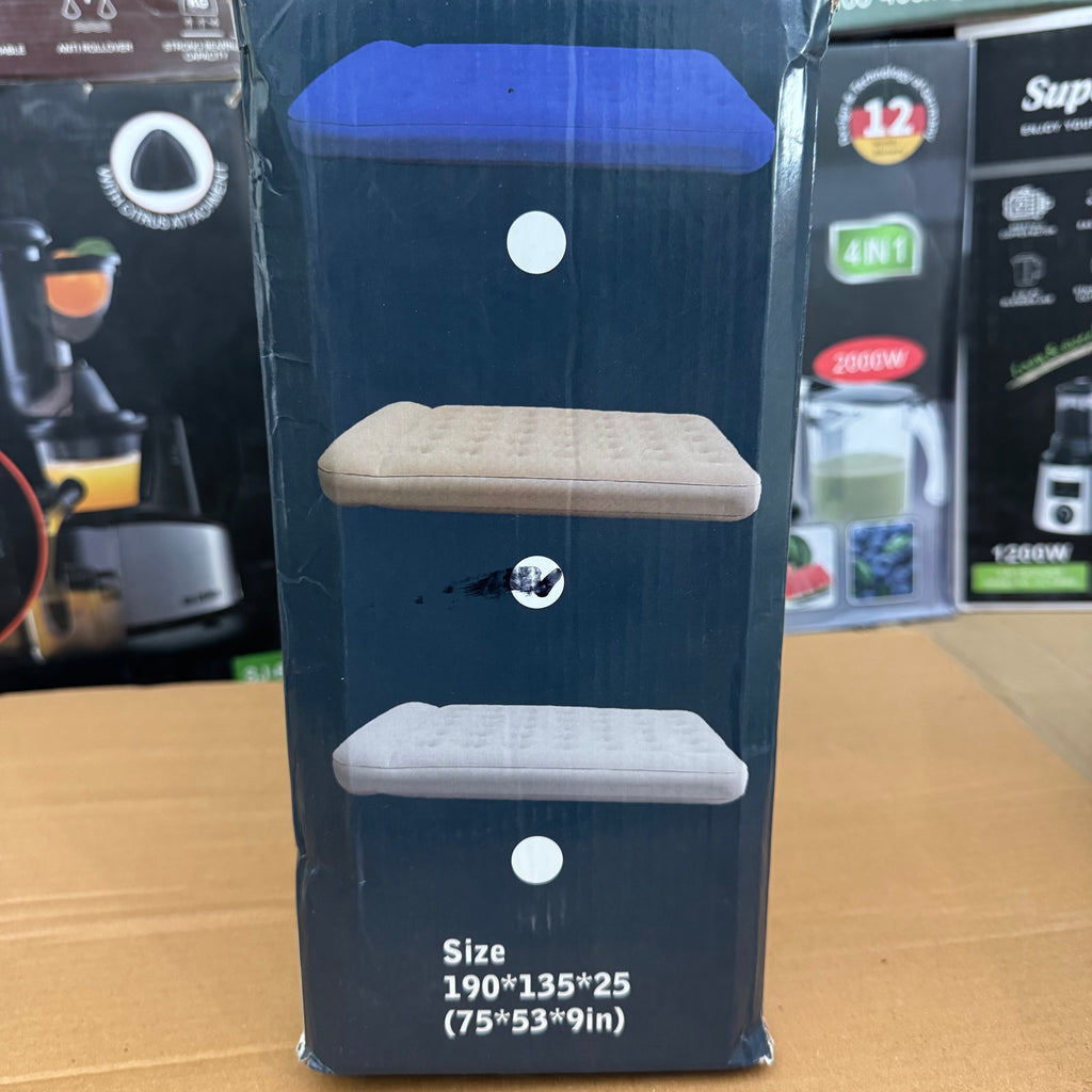 Double Size Inflatable Air Bed with Electric Pump  Lot Imported