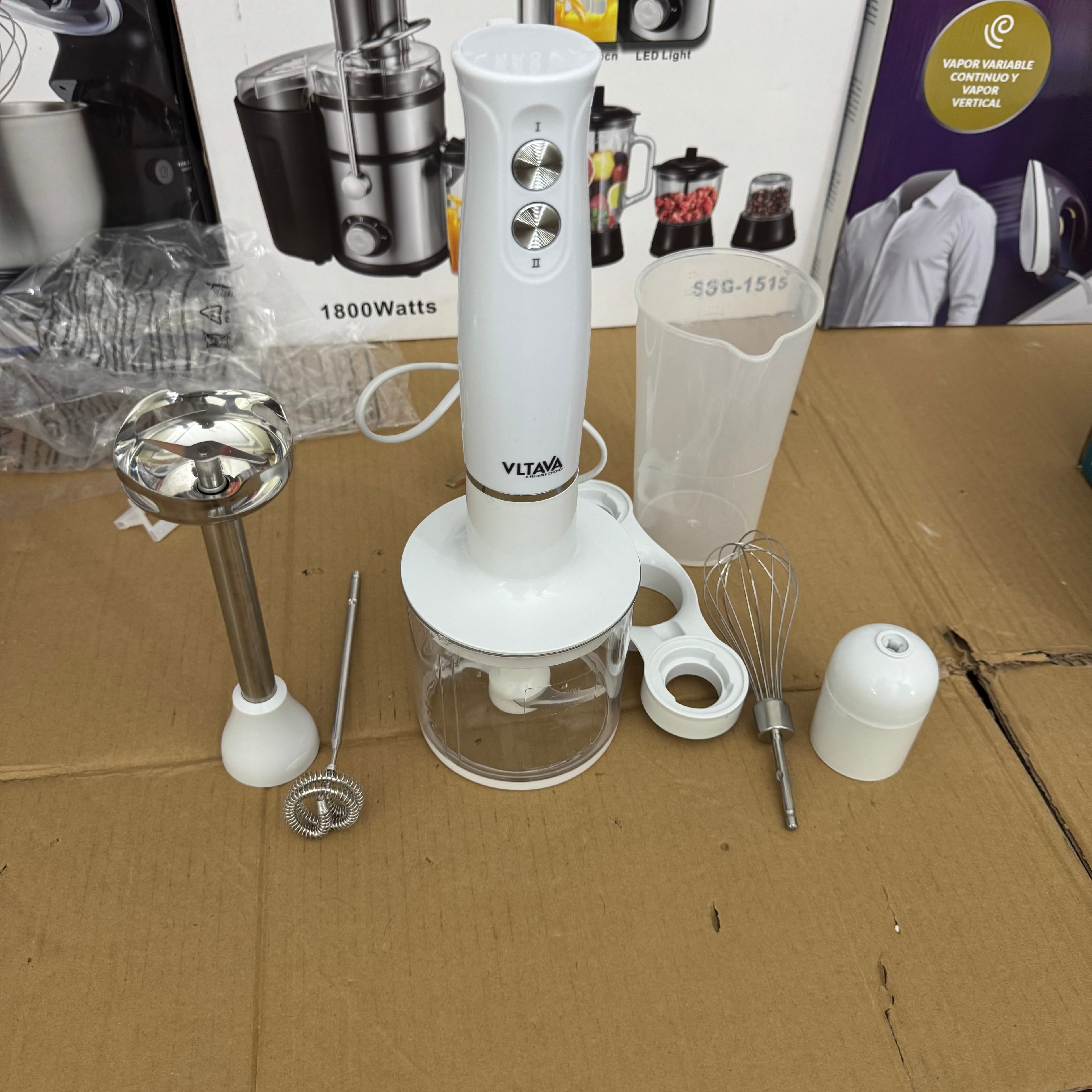 VLTAVA 4-in-1 Hand Blender 500W – Lot Imported | Multi-Function Hand Blender Pakistan-VLHB3106