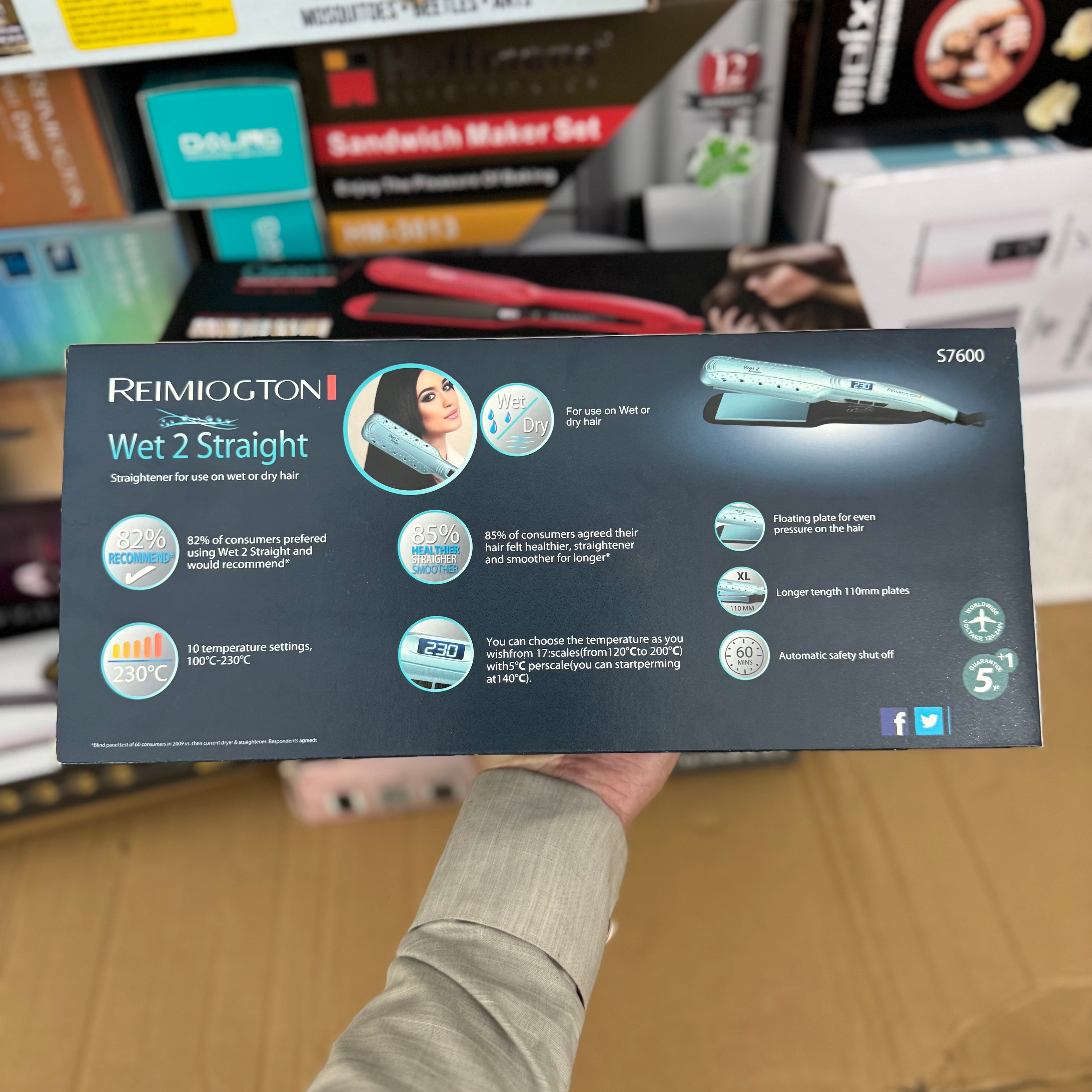 Lot Imported Reimiogton Wet 2 Straight Hair Straightener Model R-9940