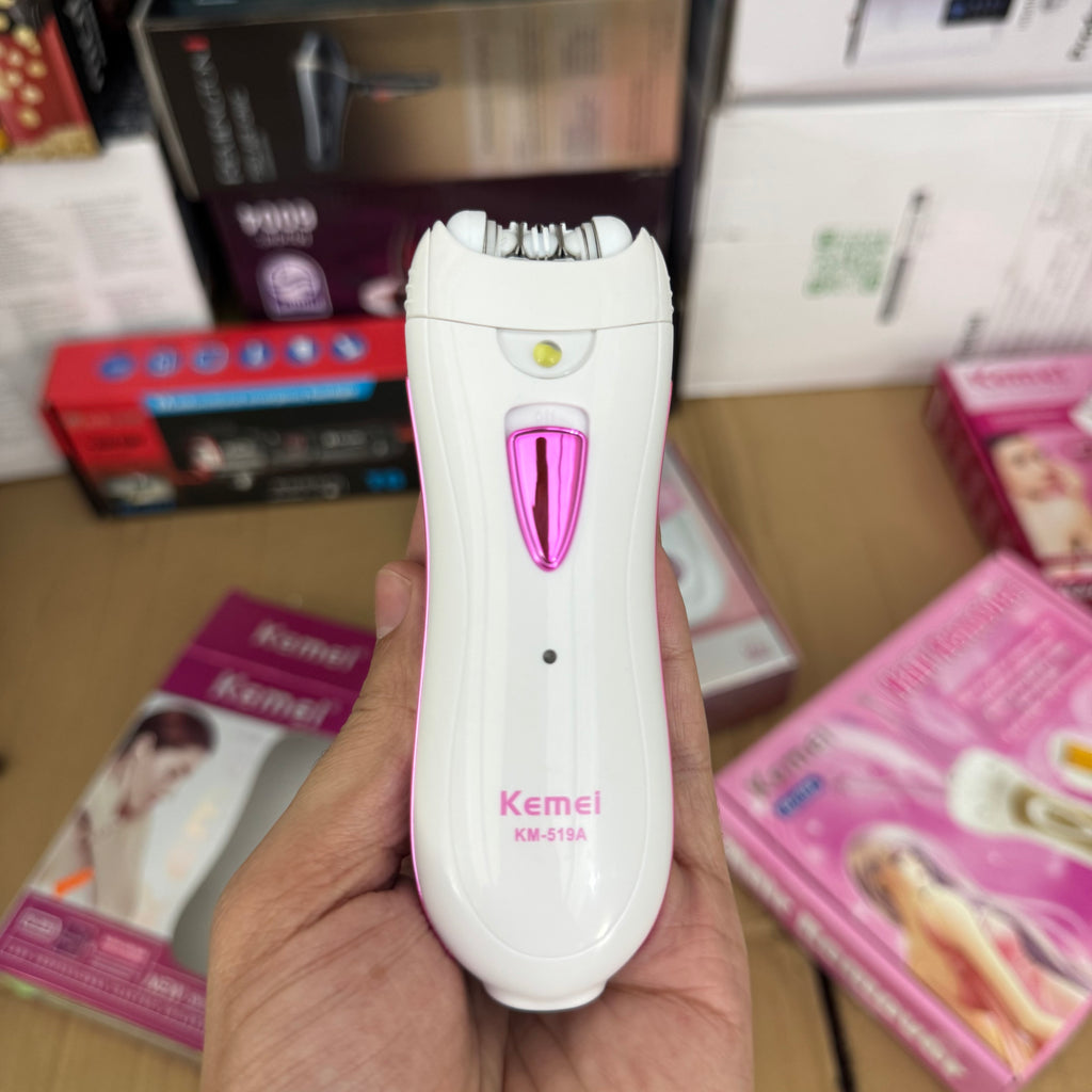 Lot Imported Silky Smooth Skin with the Lot Imported Kemei KM-519A Hair Remover