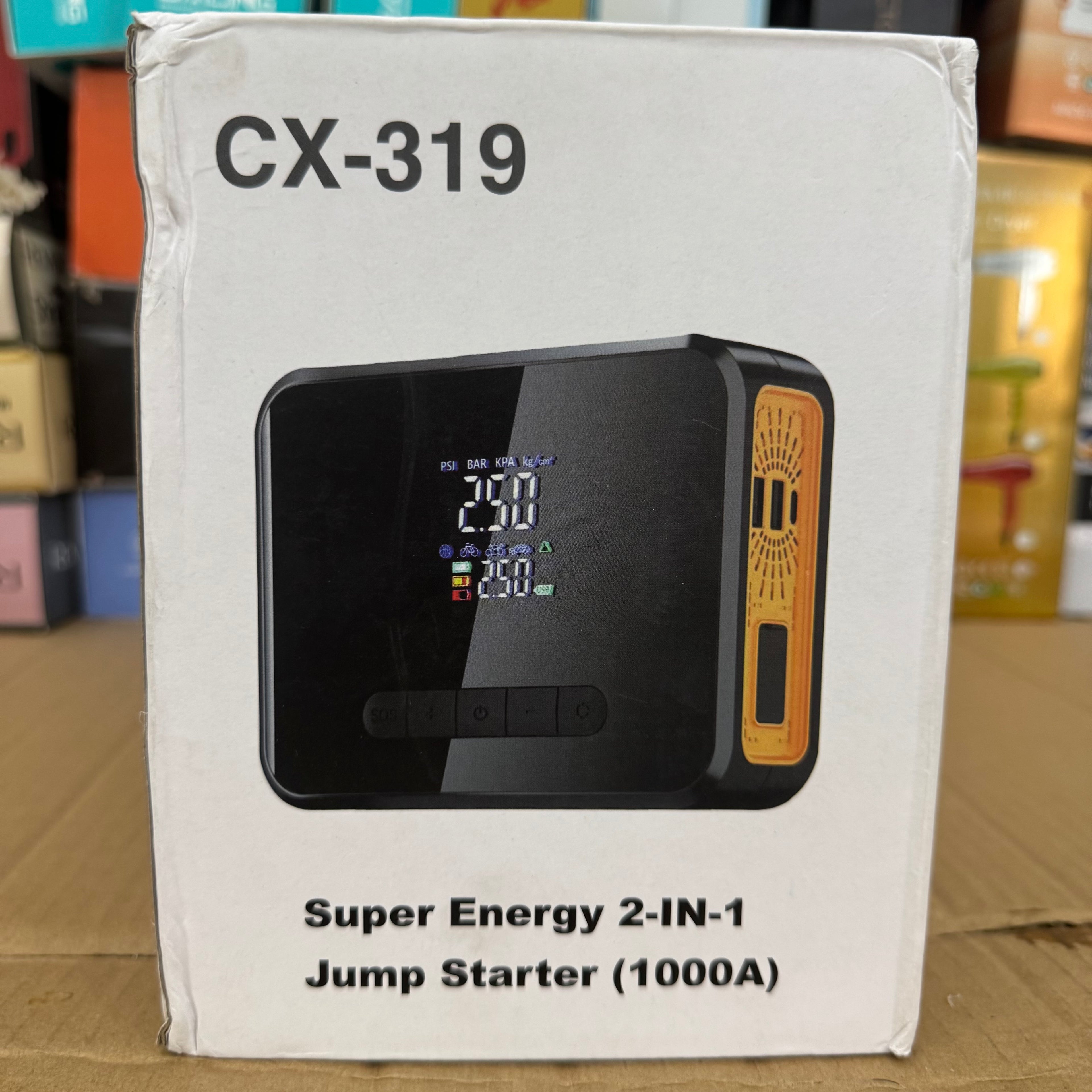 Lot Imported Super Energy 2-IN-1 Jump Starter - Model CX-319