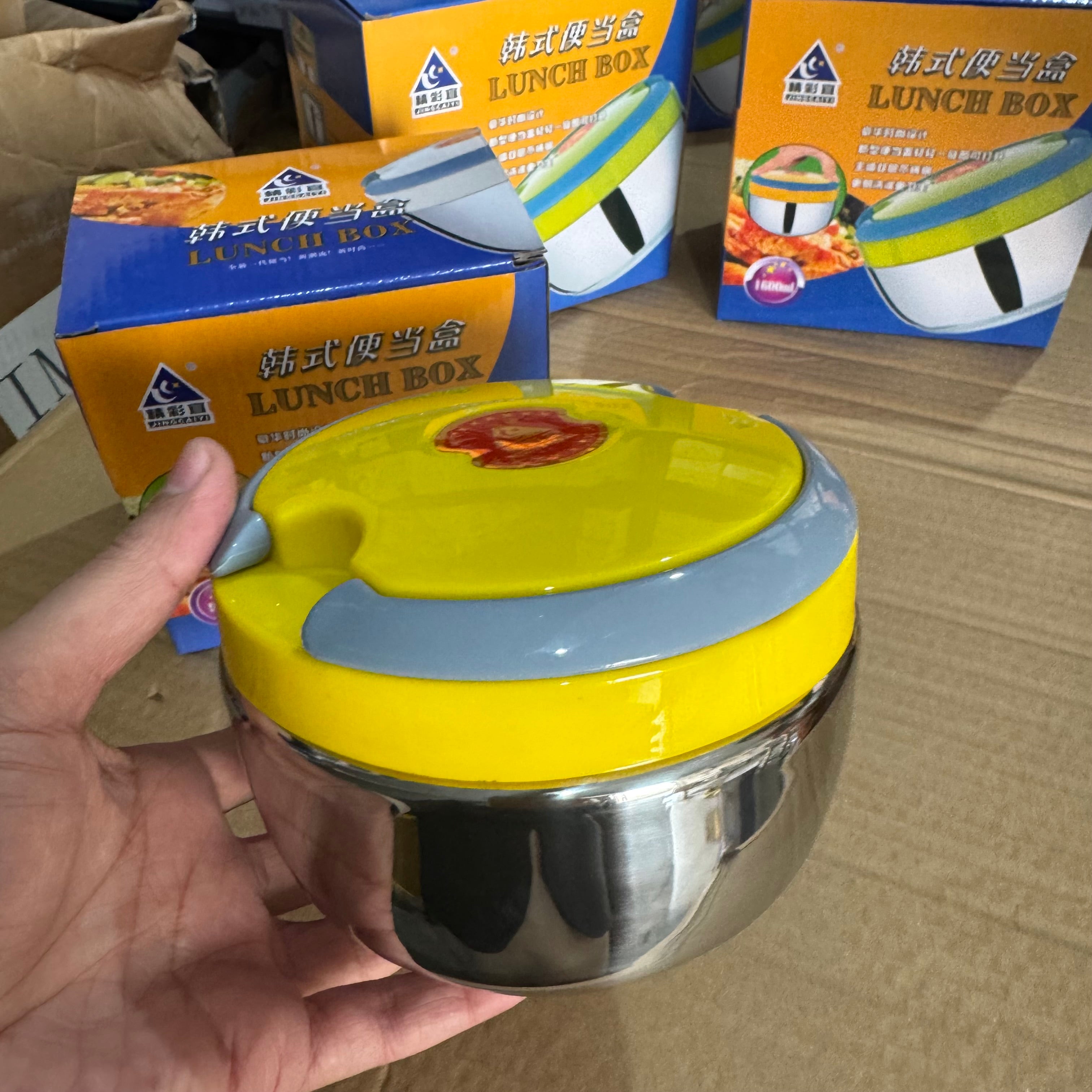 Lot Imported 900ml Insulated Stainless Steel Lunch Box