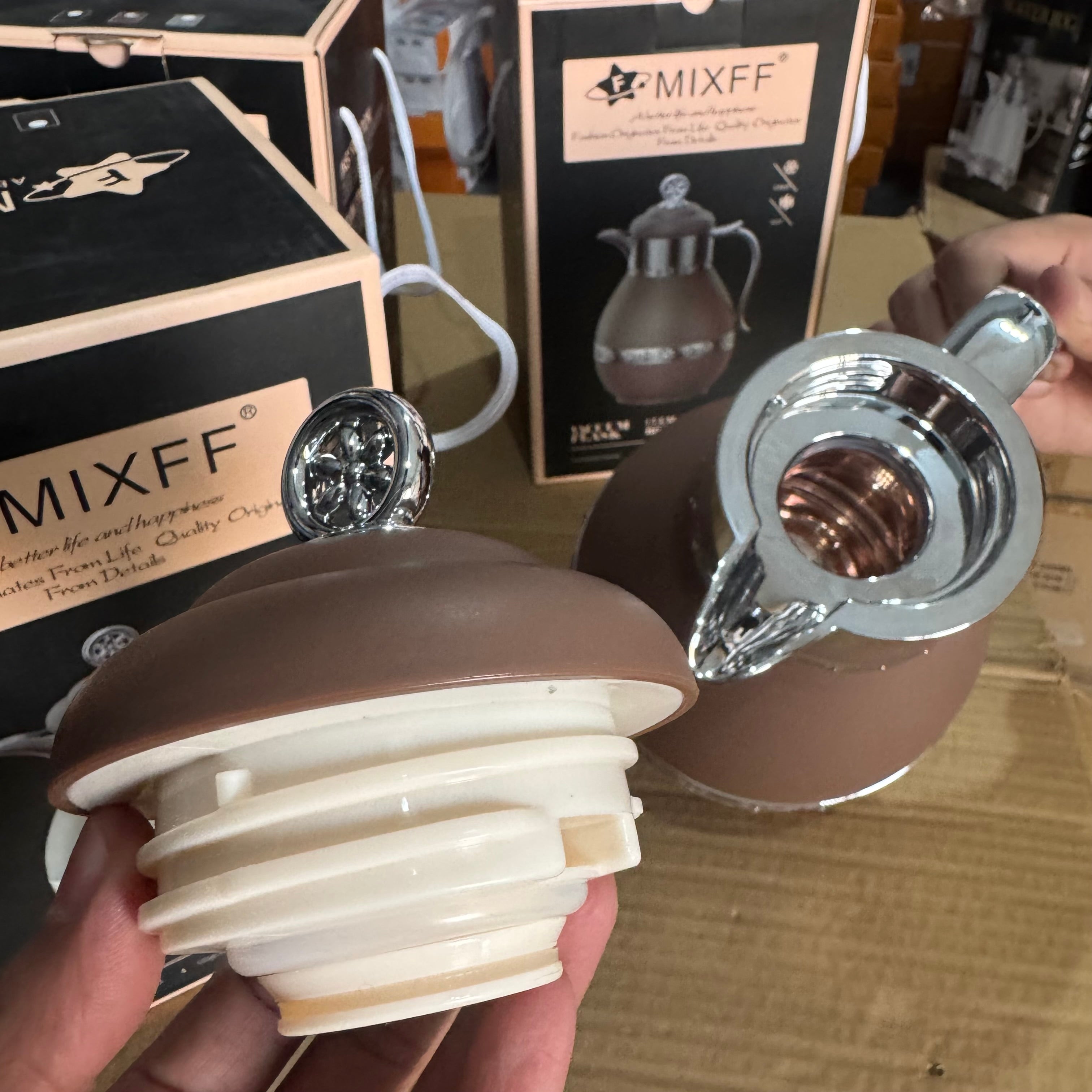 MIXFF 1.0L Vacuum Flask - Insulated Thermal Flask Lot Imported