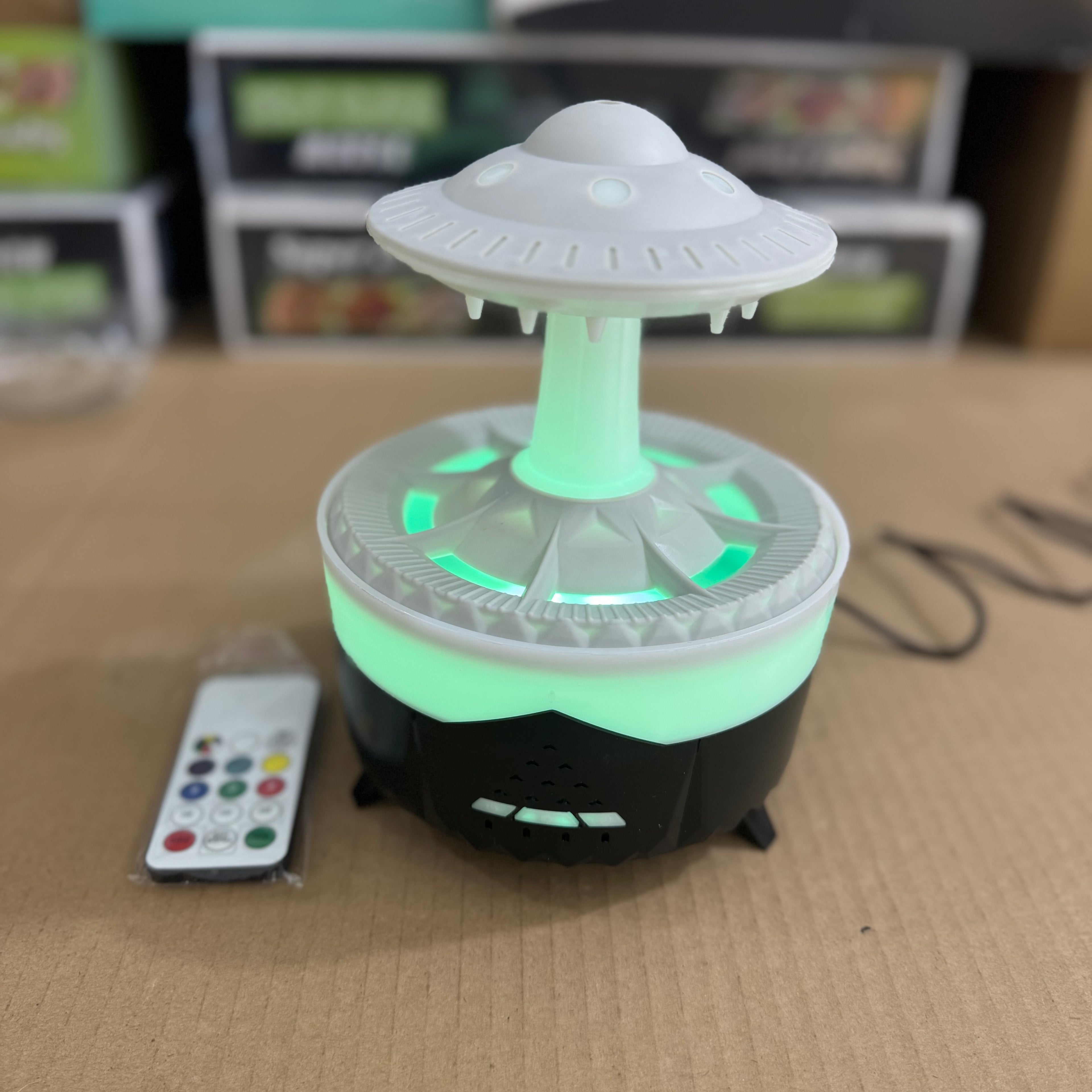 Raindrop UFO Aromatherapy Humidifier & Diffuser - Model V26 Lot Imported