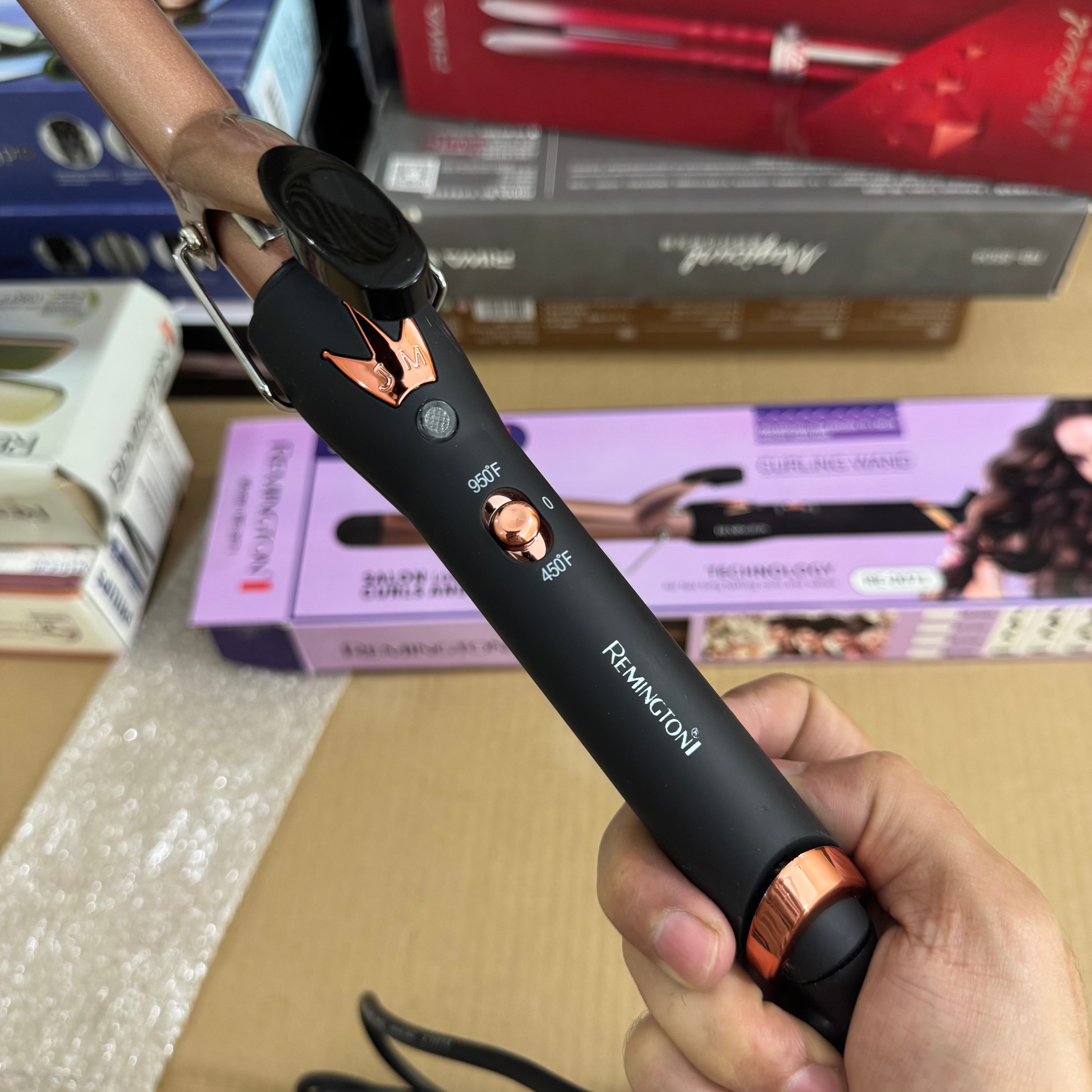 Remington Professional Curling Wand Styler - Model RE-2071 - Lot Imported