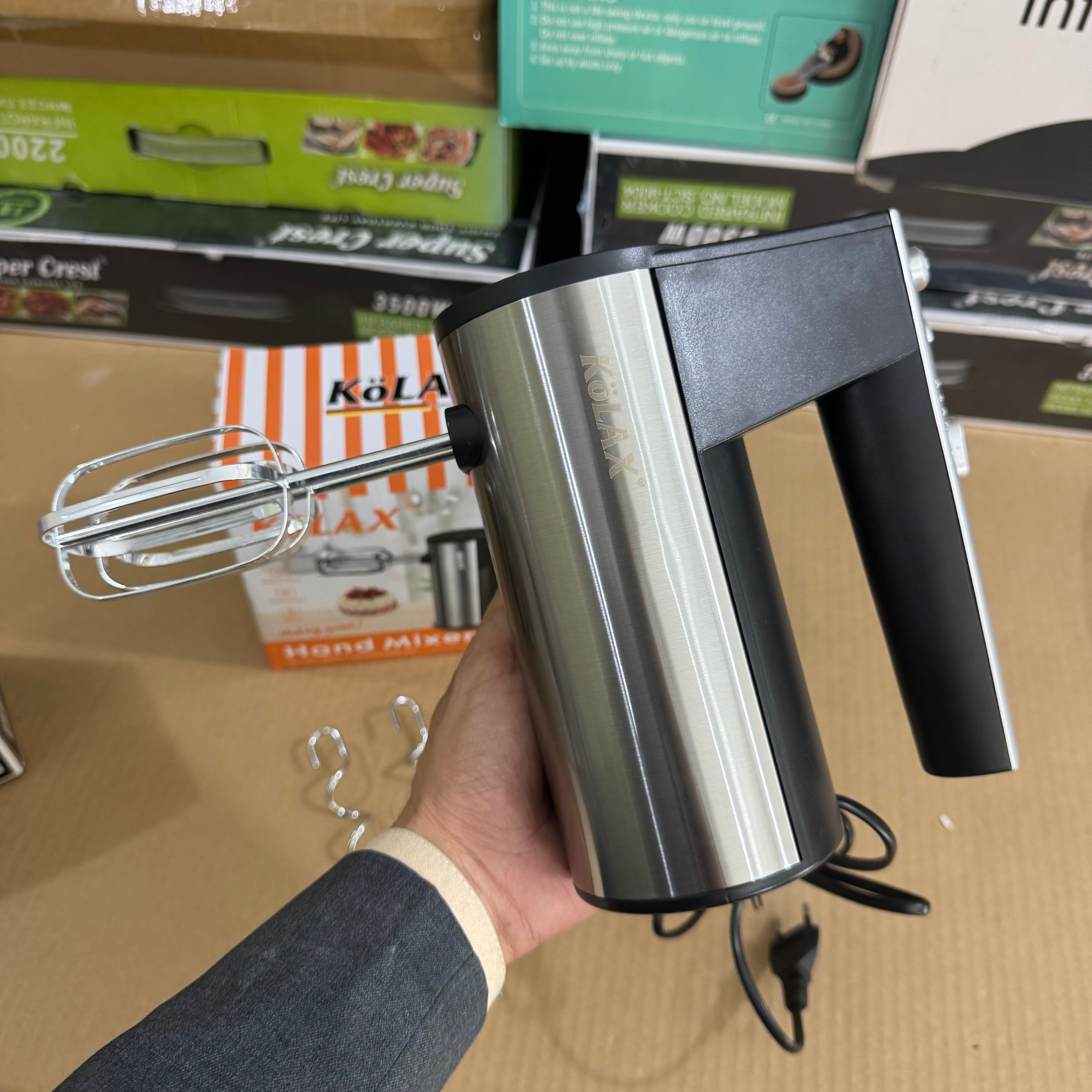 KÖLAX 500W Electric Hand Mixer - Model 802711 Lot Imported