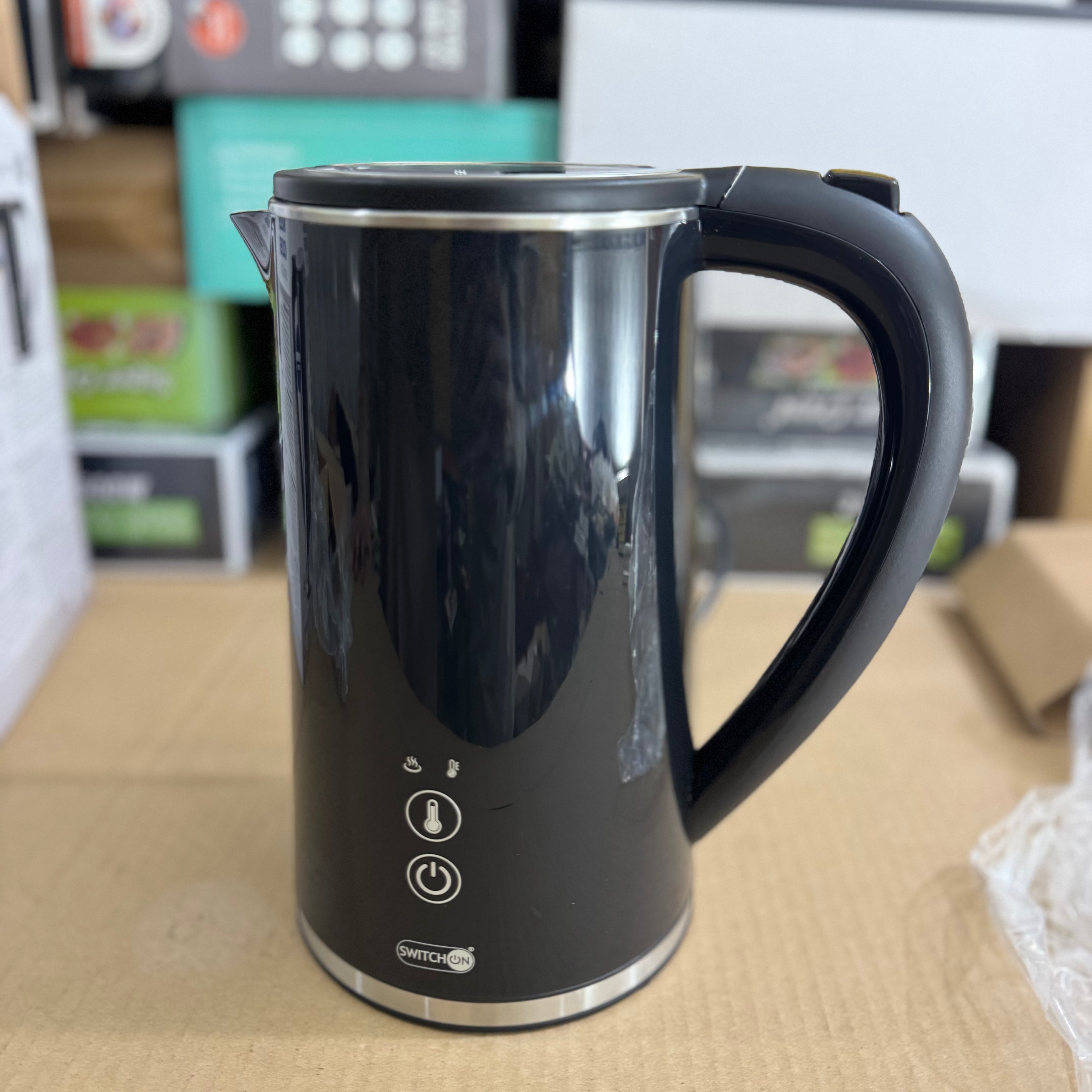 Switch On Digital Electric Kettle 1.7L 3000W - Premium Edition - Lot Imported