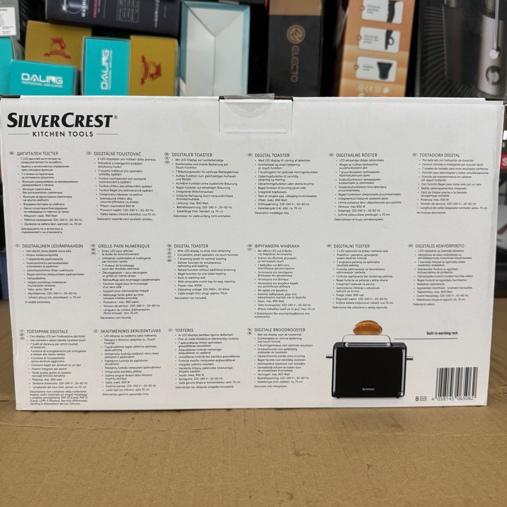 Lot Imported  Silver Crest Digital Toaster - Model PBT 20 (Cata) PHP 21