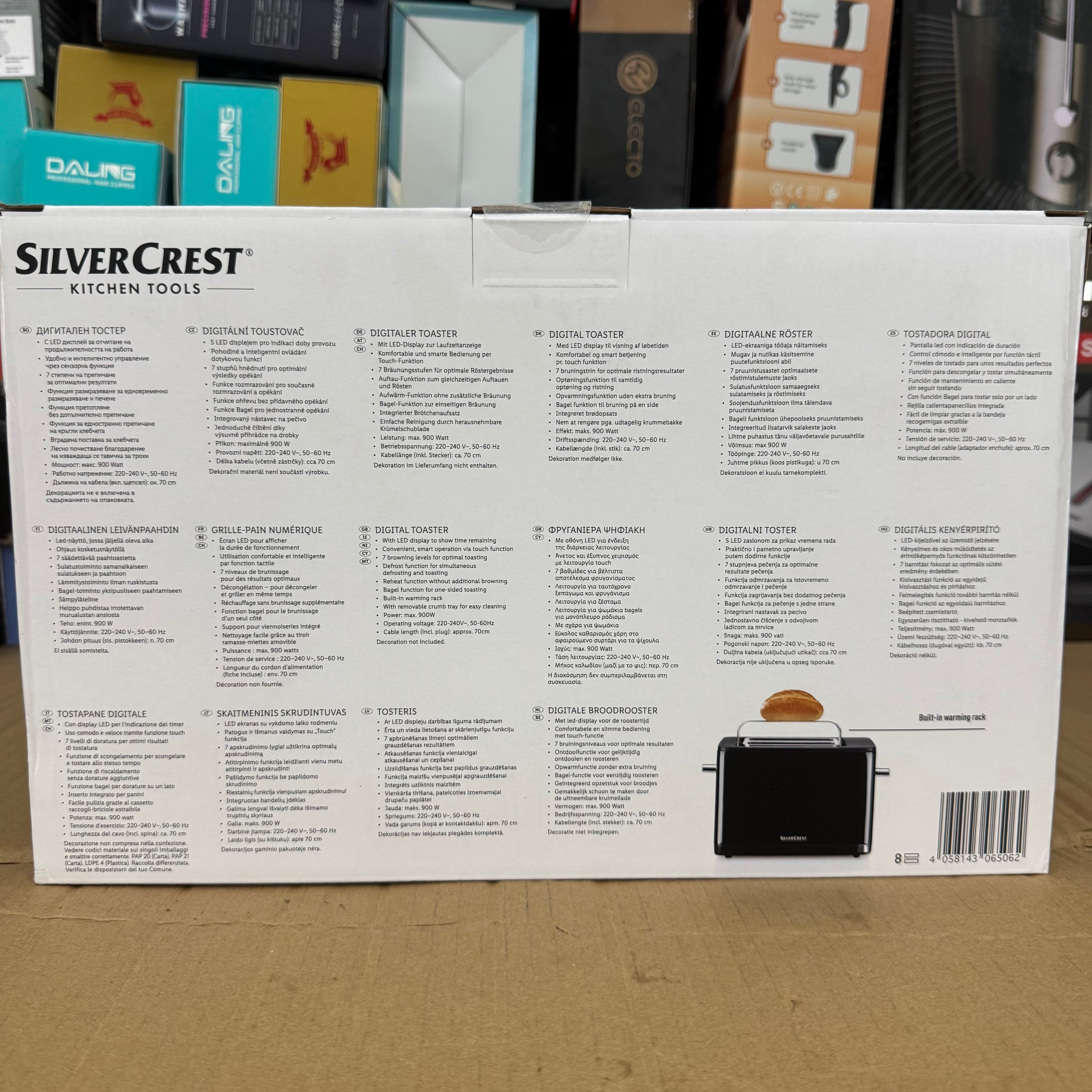 Lot Imported  Silver Crest Digital Toaster - Model PBT 20 (Cata) PHP 21