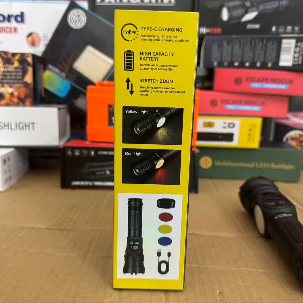 COBA CB-A280 Aluminum Alloy Flashlight Lot Imported