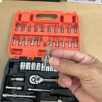 ShunDa 46-Piece 1/4" DR. Socket Set  Lot Imported