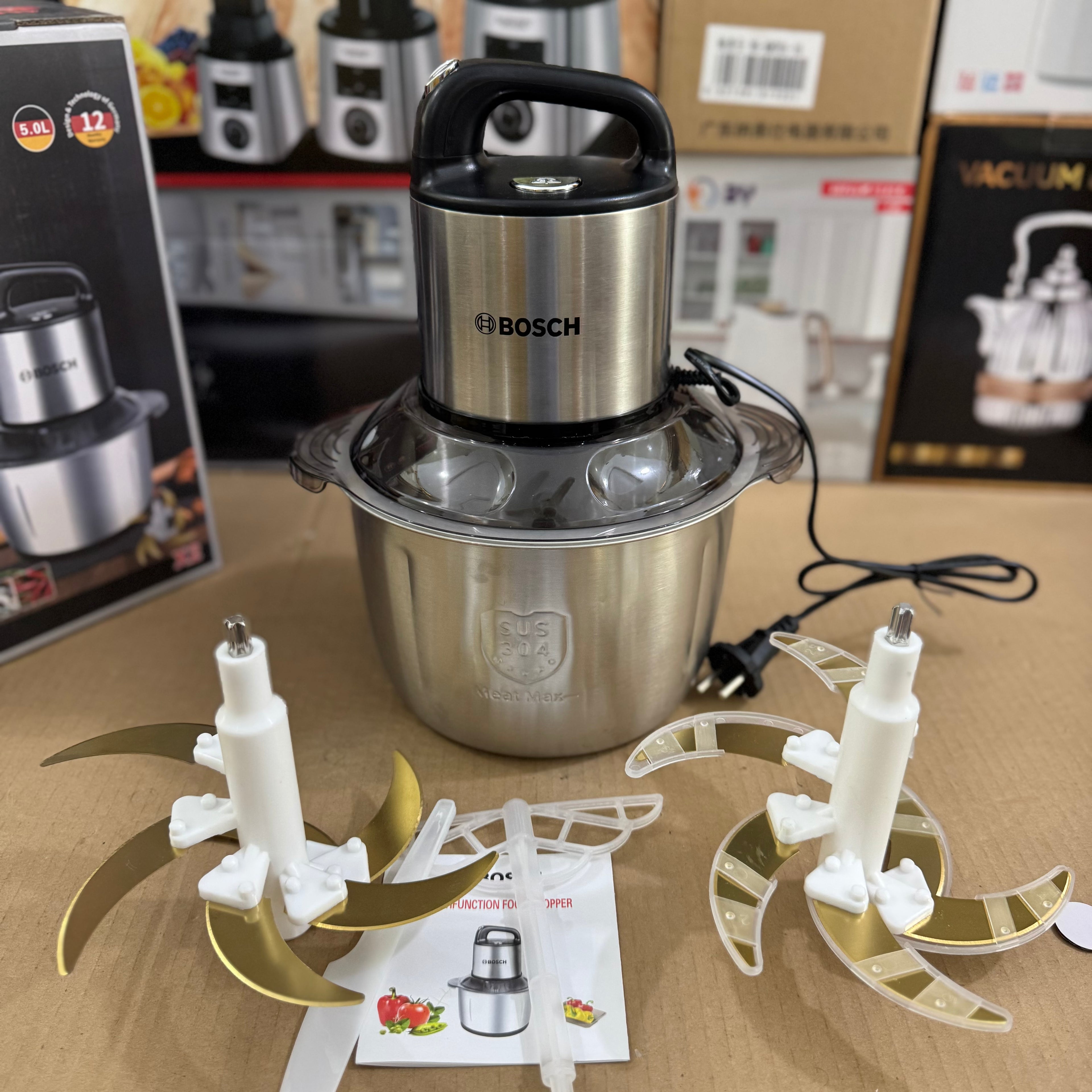 BOSCH 5.0L Multifunction Food Chopper BMC-2450 German Lot Imported