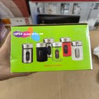 12-Piece Stainless Steel Spice Jar Set