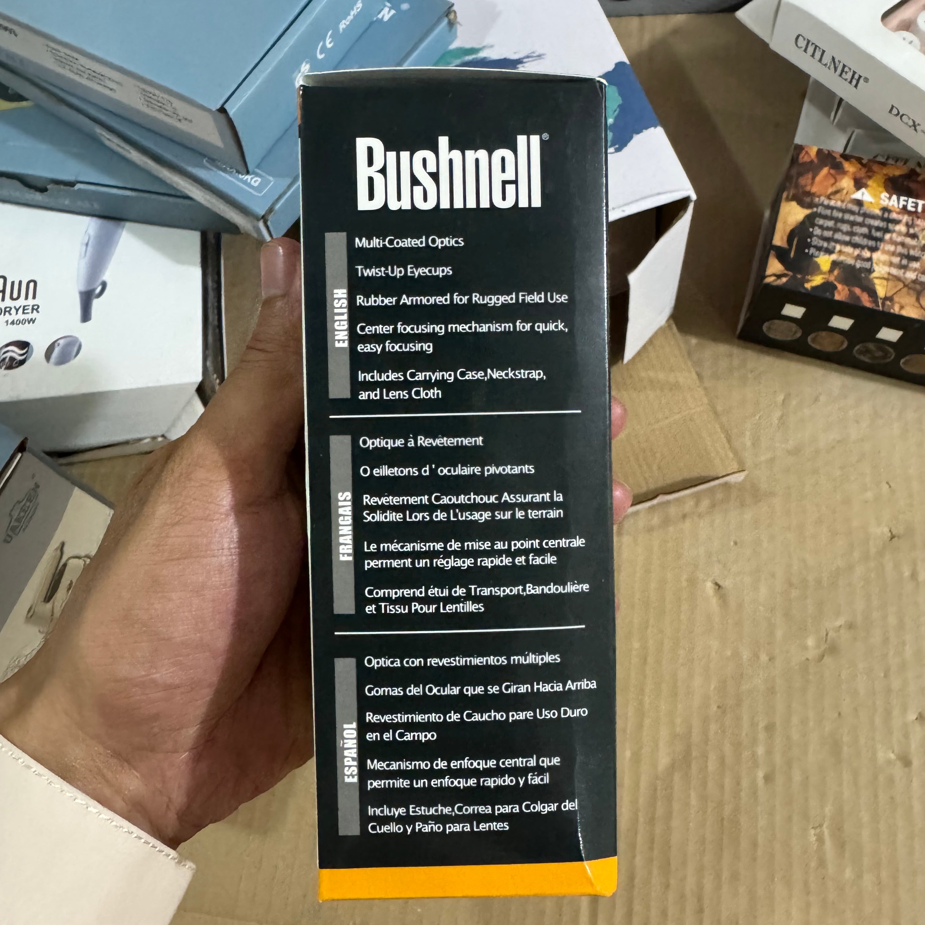 16x52 Bushnell Monocular Telescope | High Power Day & Night Vision | Lot Imported