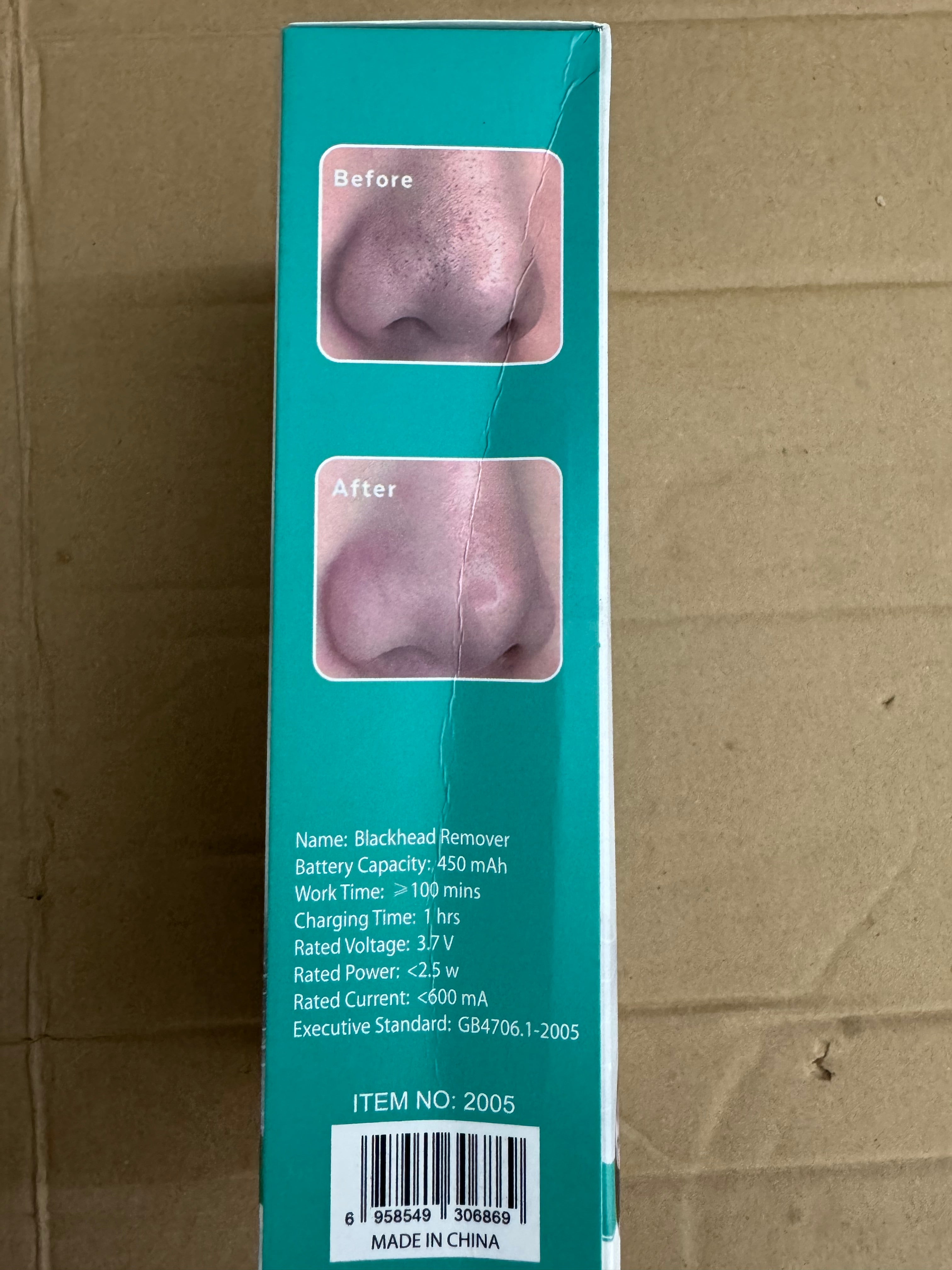 Lot Imported Blueidea Electric Blackhead Remover – Deep Pore Cleansing Vacuum