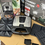 Orvica ORM-8809 3-in-1 Sandwich Maker | 1800W Grill & Panini Press