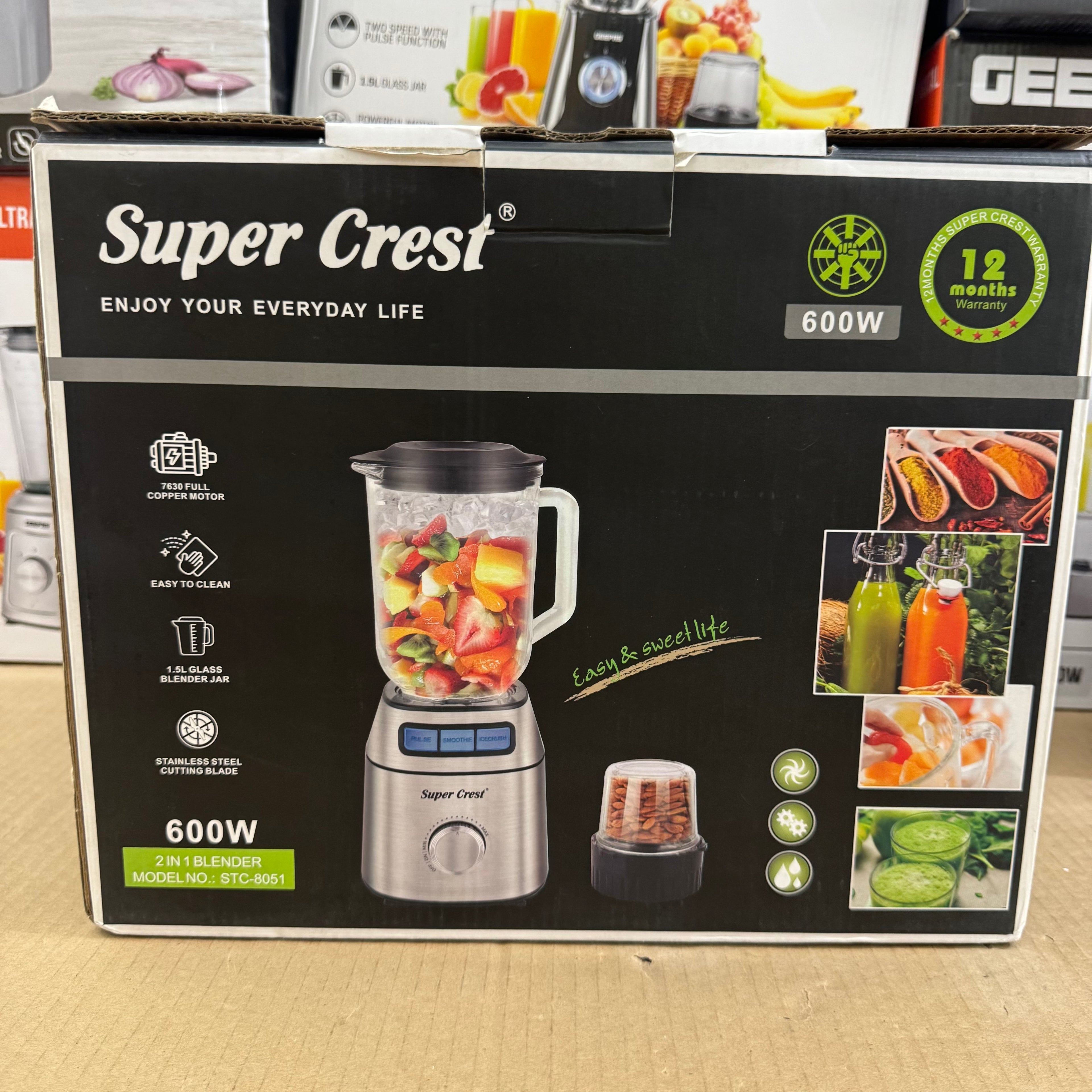 Super Crest 2-in-1 Blender STC-8051