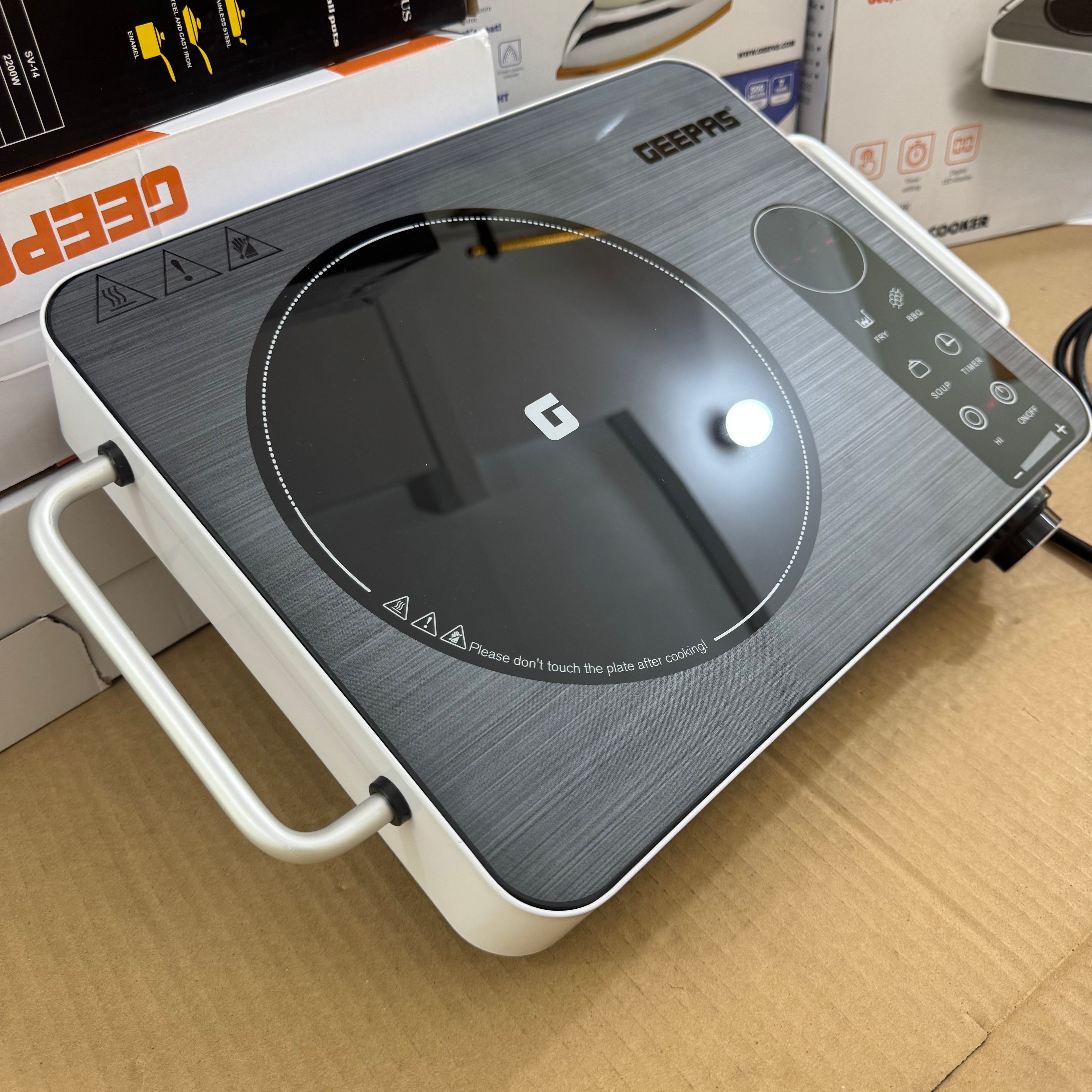 Geepas 3000W Digital Infrared Cooker GIC6922P-3K – 6months warranty